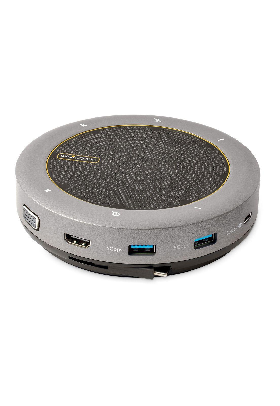 Docking Station StarTech Altavoz USB-C a VGA HDMI 4K USB-A-1
