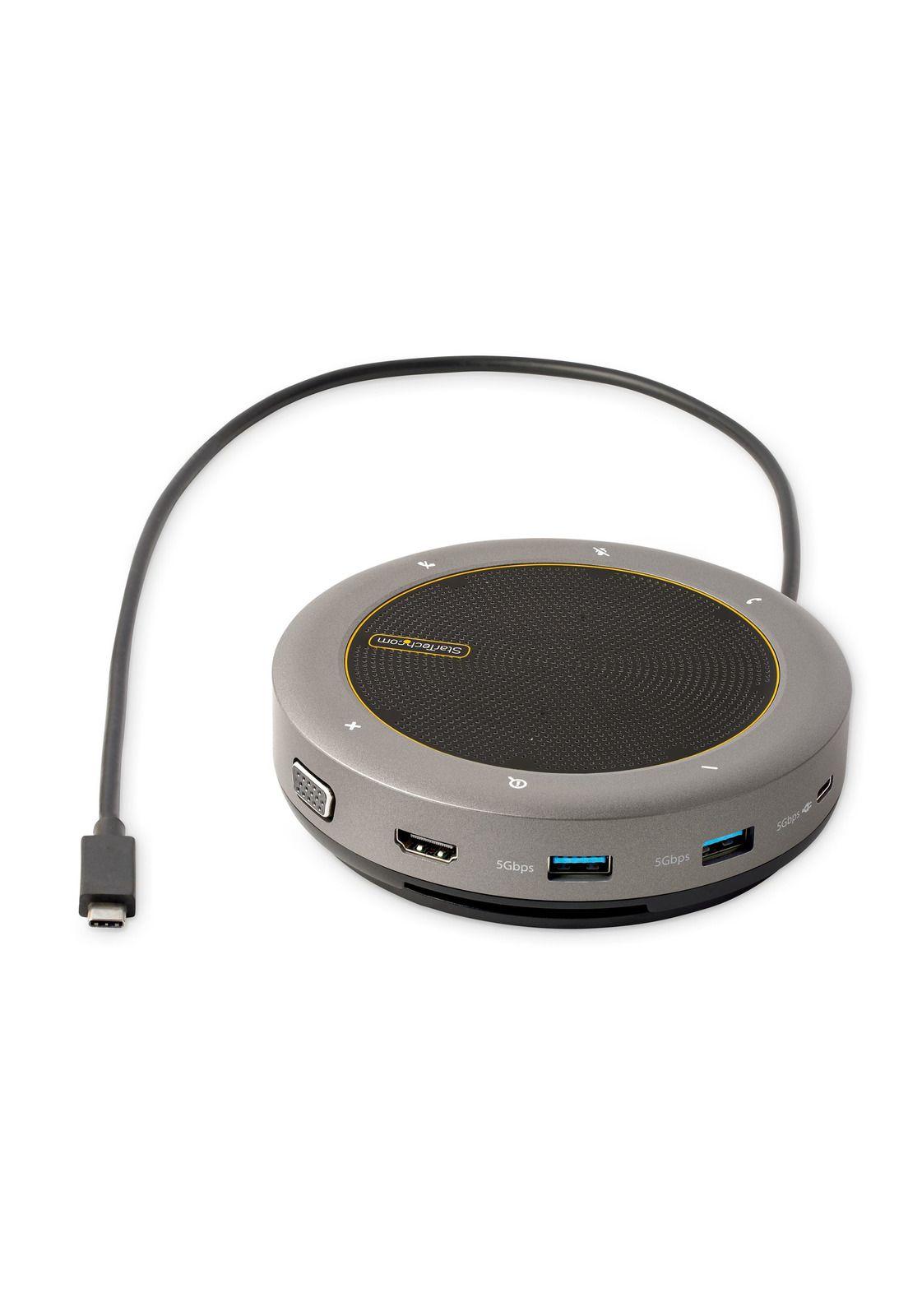 Docking Station StarTech Altavoz USB-C a VGA HDMI 4K USB-A-2