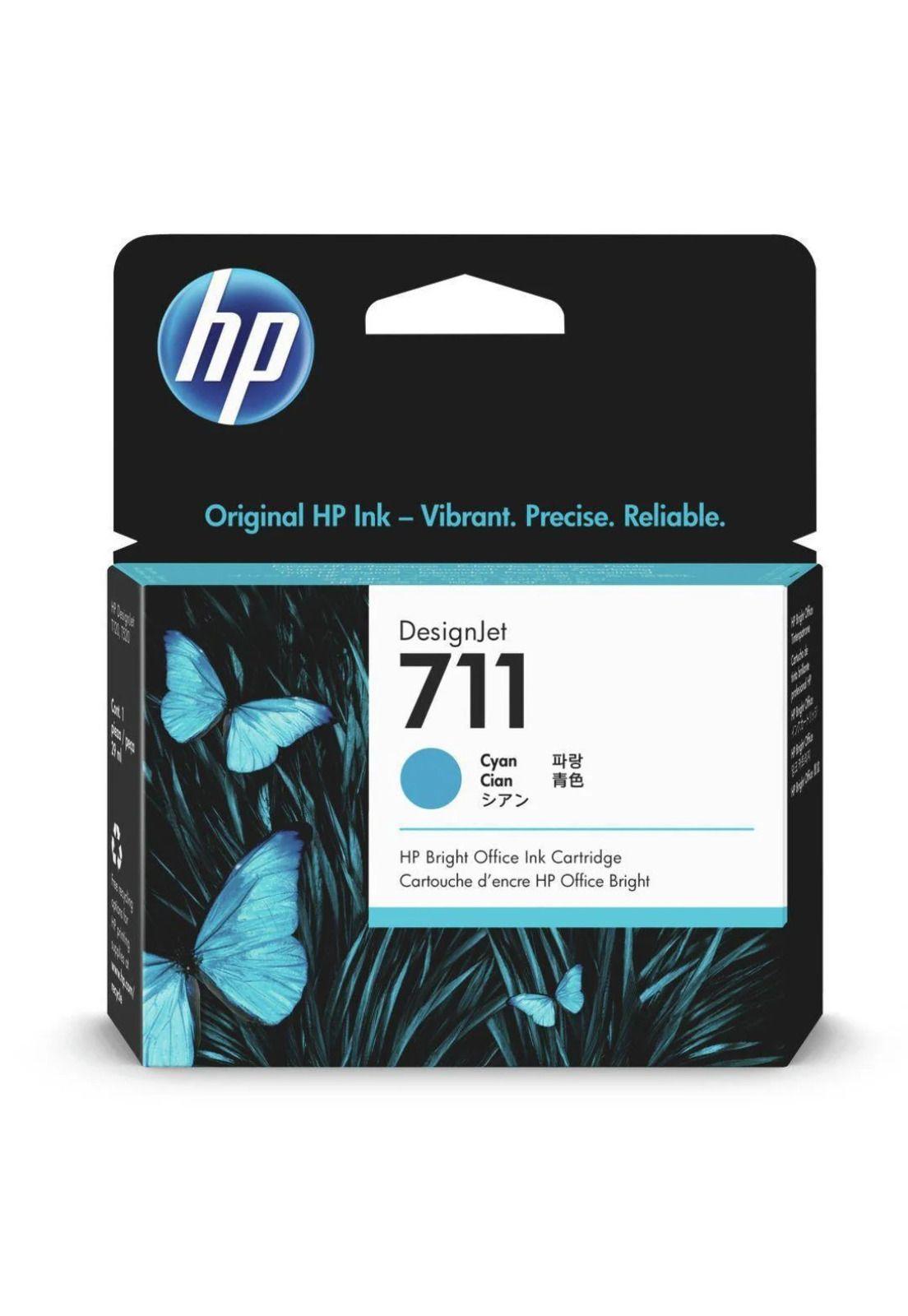 Cartucho Tinta Hp 711 Cyan 29 ml DesignJet Original-1