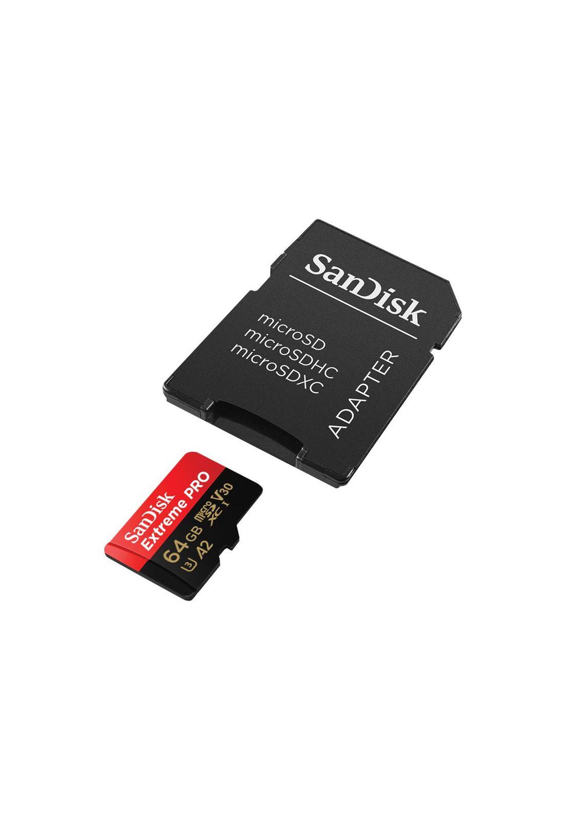 Tarjeta de Memoria SanDisk Extreme PRO 64 GB microSDXC UHS-I-3
