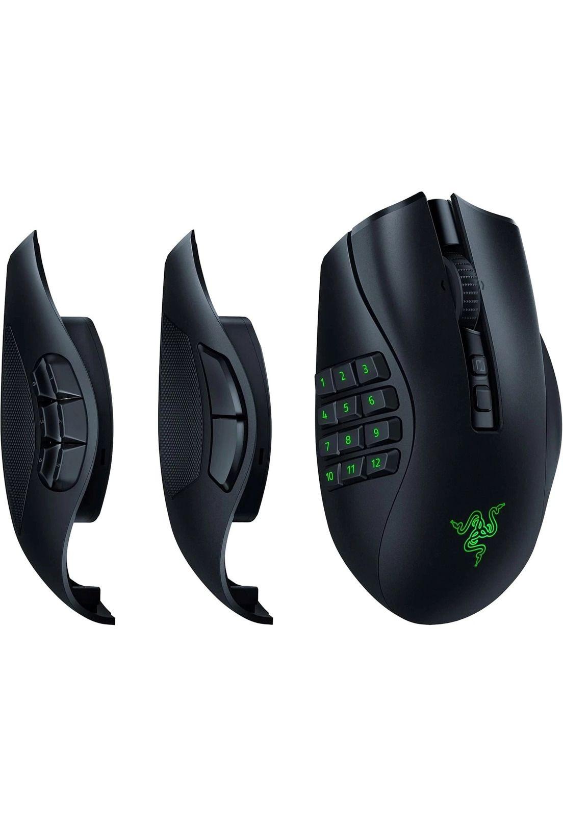 Mouse Gamer Razer Naga V2 Pro Sensor Focus Pro 30K USB-C BT-1