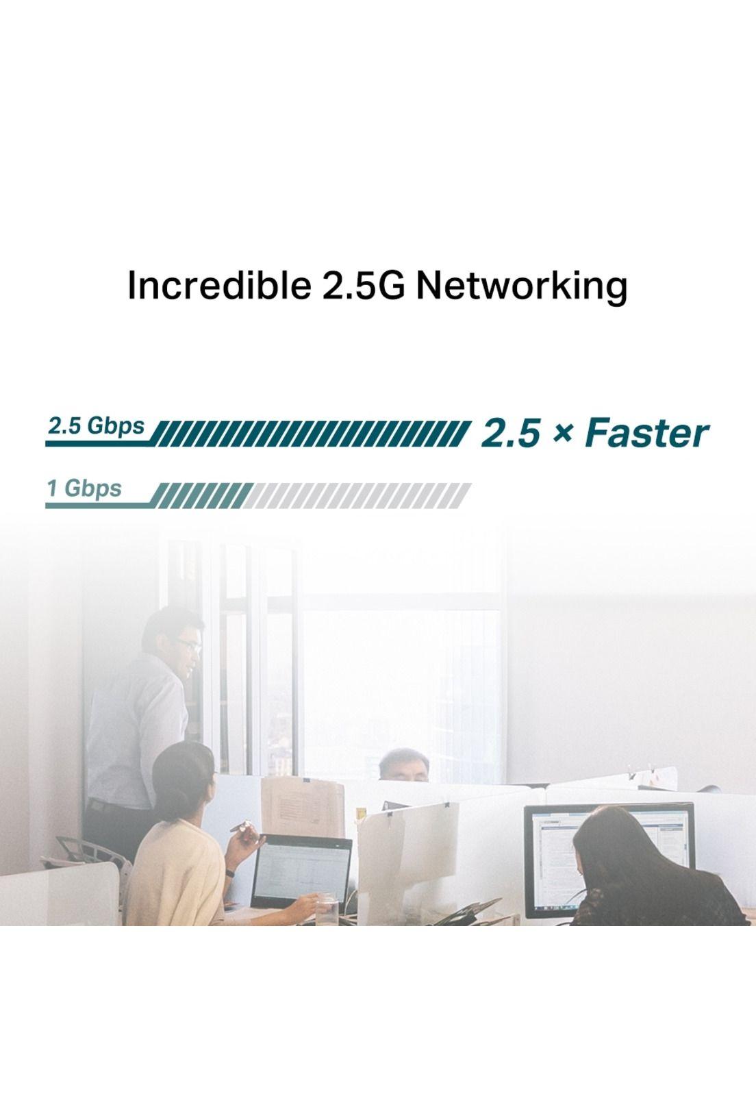 Adaptador de red TP-Link PCIe de 2.5 Gigabit Negro-2