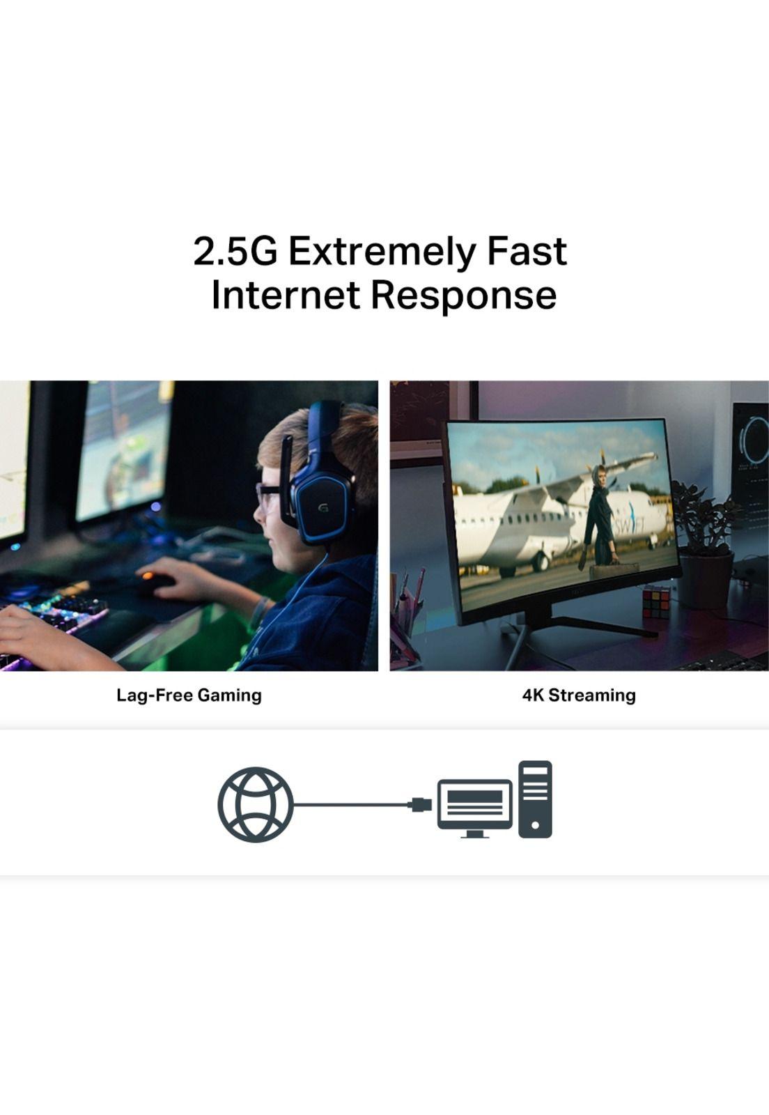 Adaptador de red TP-Link PCIe de 2.5 Gigabit Negro-3