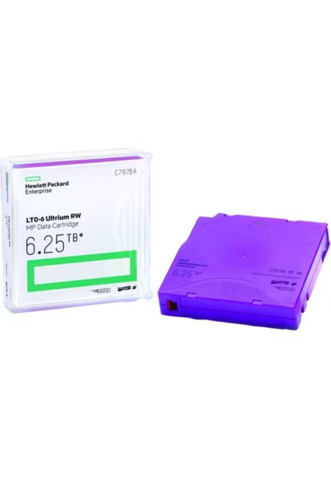 Cartucho de datos regrabable HPE LTO-6 Ultrium de 6,25 TB RW-2