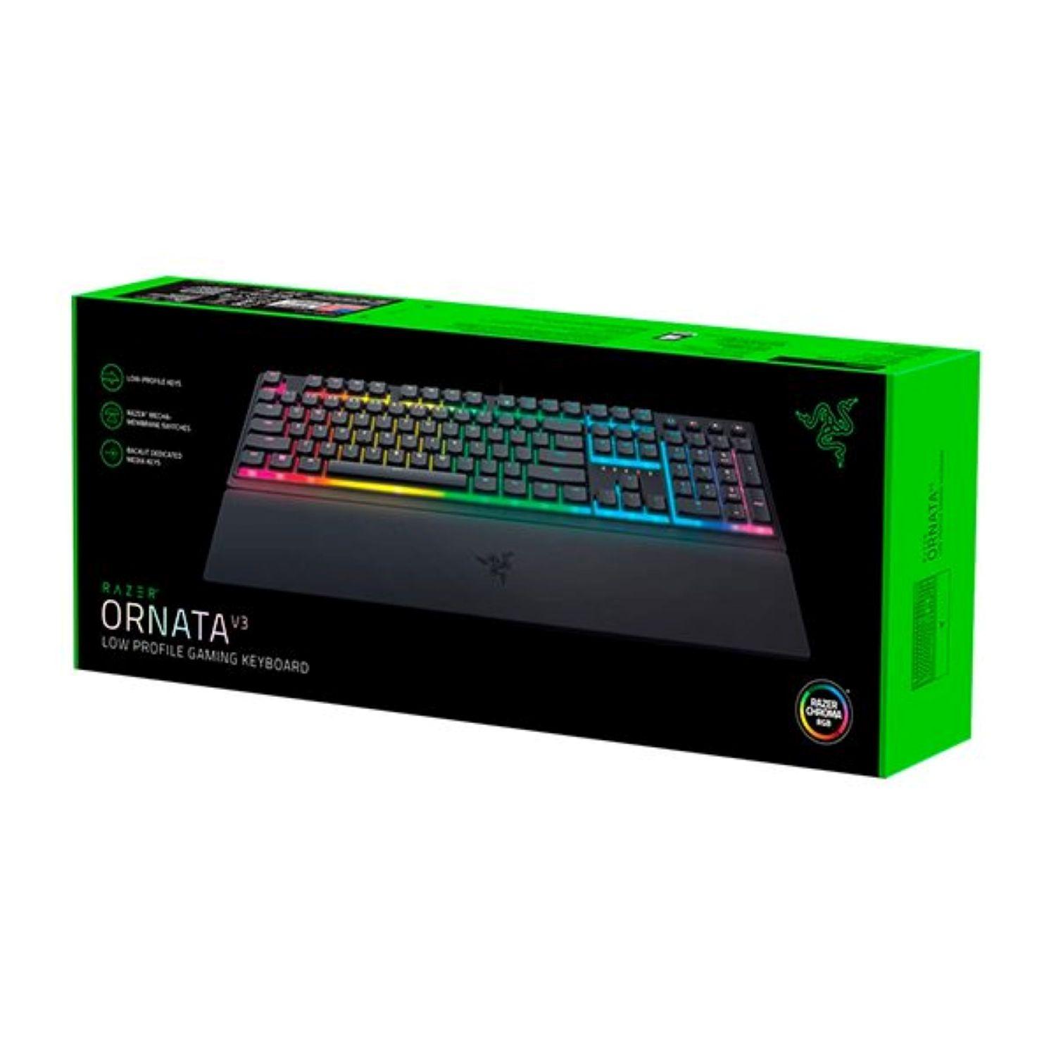 Teclado Gamer Razer Ornata V3 Reposamuñecas RGB 10 zonas-4