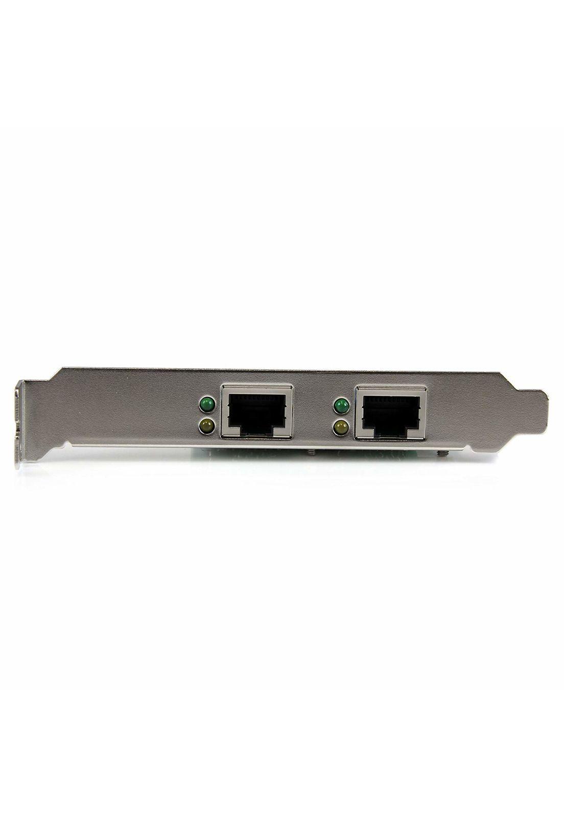 Adaptador Tarjeta de Red Startech PCI-E 2 Puertos RJ45-1