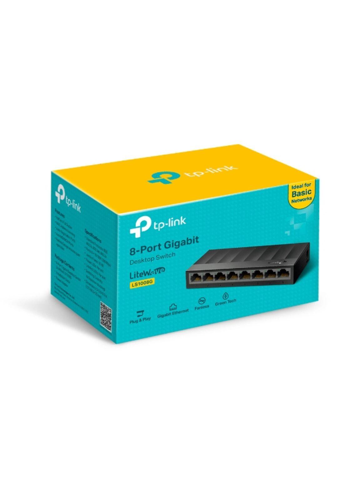 Switch TP-Link LS1008G de 8 puertos RJ45 Ethernet 16 Gbps-0