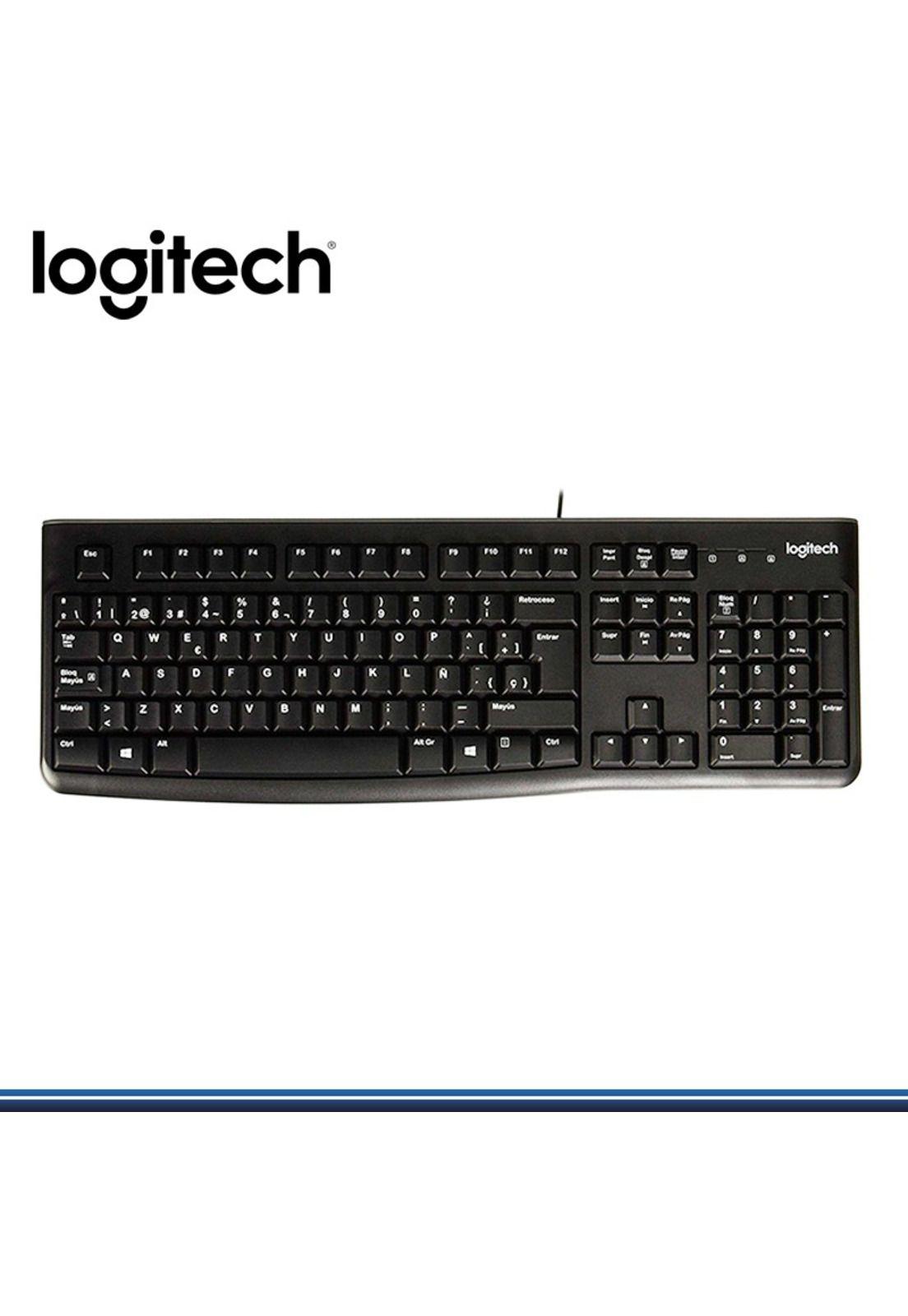 Teclado + Mouse Logitech MK120 alámbrico USB Español Negro-2