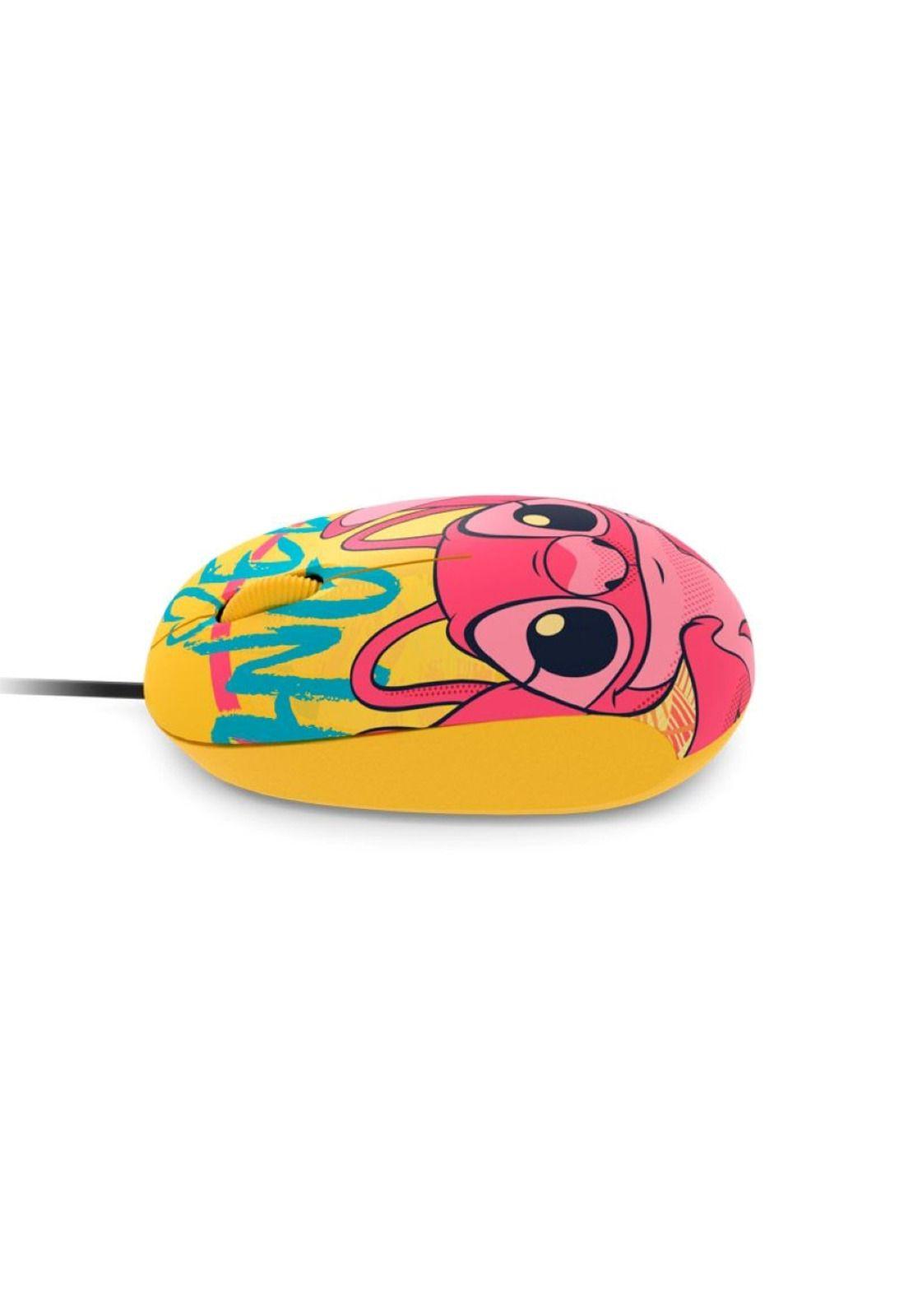Mouse Xtech Disney Stitch Wired 1200dpi Amarillo-2