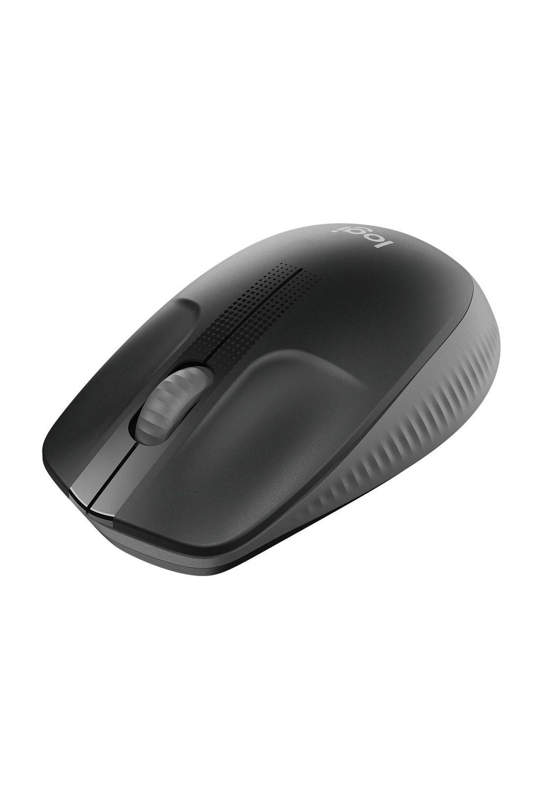 Mouse Logitech Inalámbrico M190 1000 dpi Receptor USB Gris-2