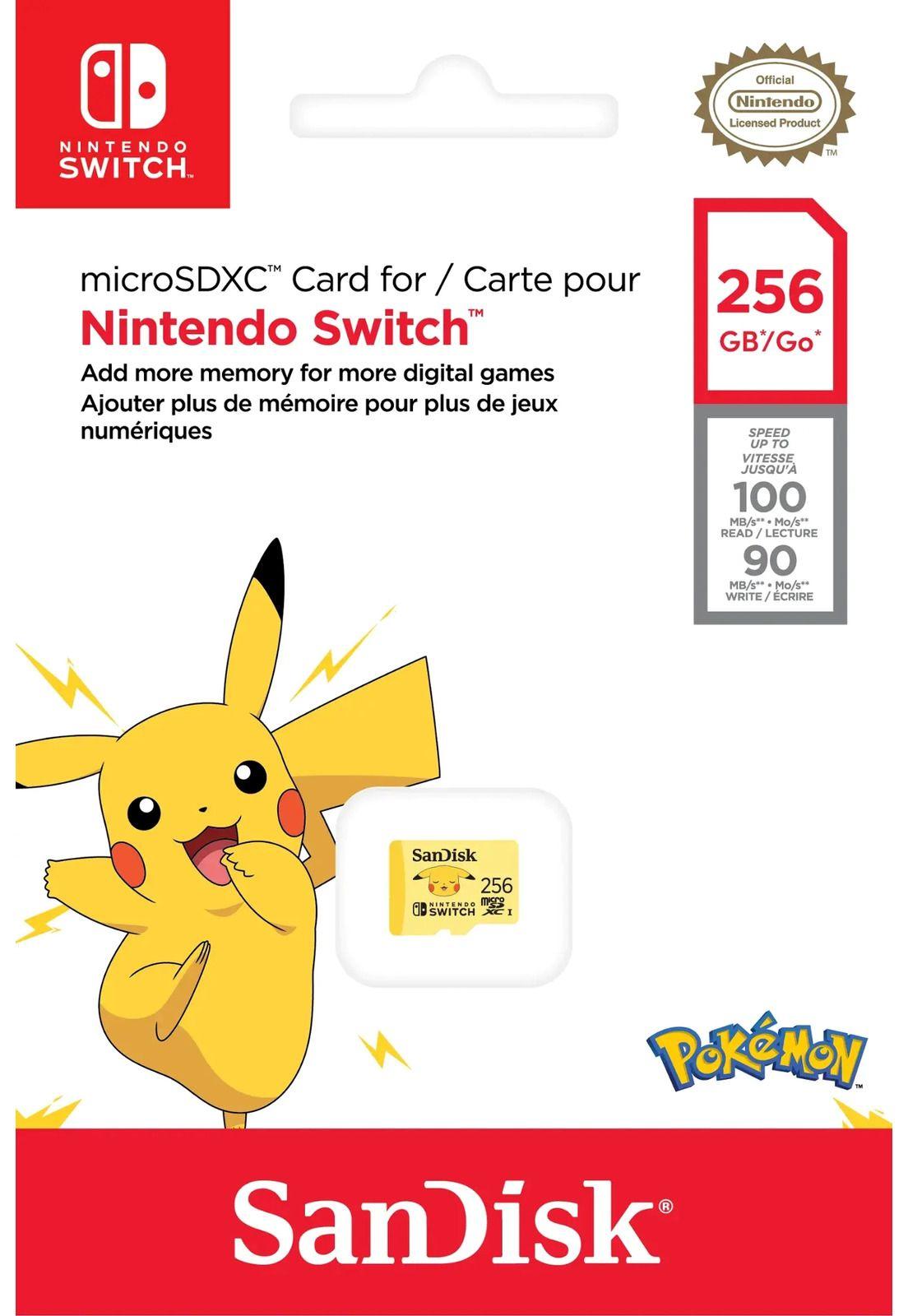 Tarjeta MicroSD SanDisk Pokémon de 256GB-3