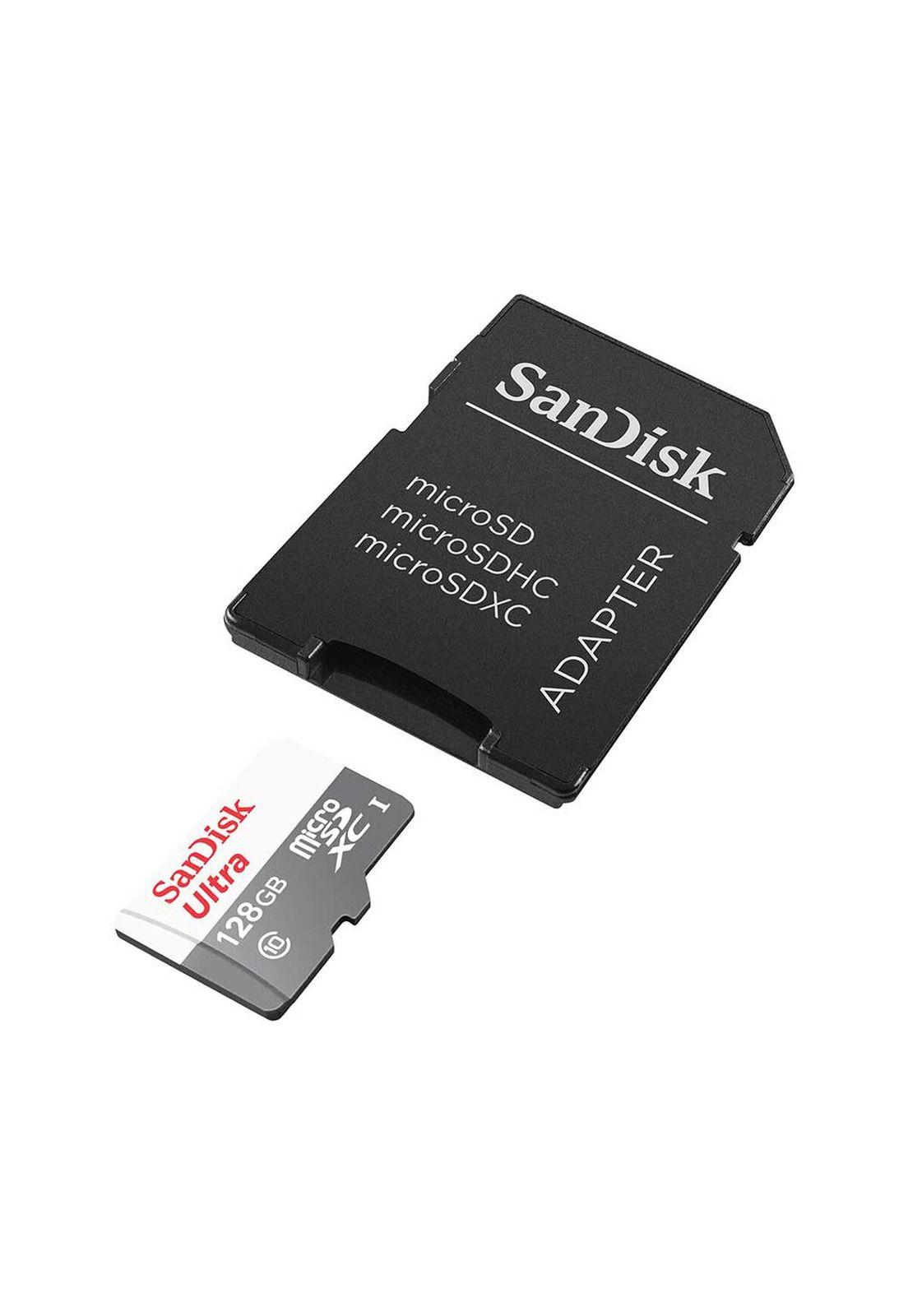Tarjeta MicroSD SanDisk Ultra 128GB UHS-I Class 10-3