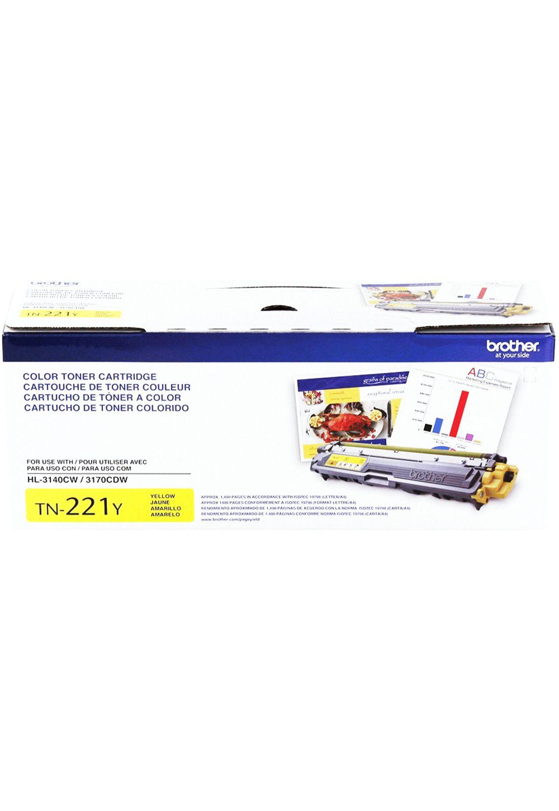 BROTHER Toner TN-210Y Para 1400 Paginas YELLOW-1