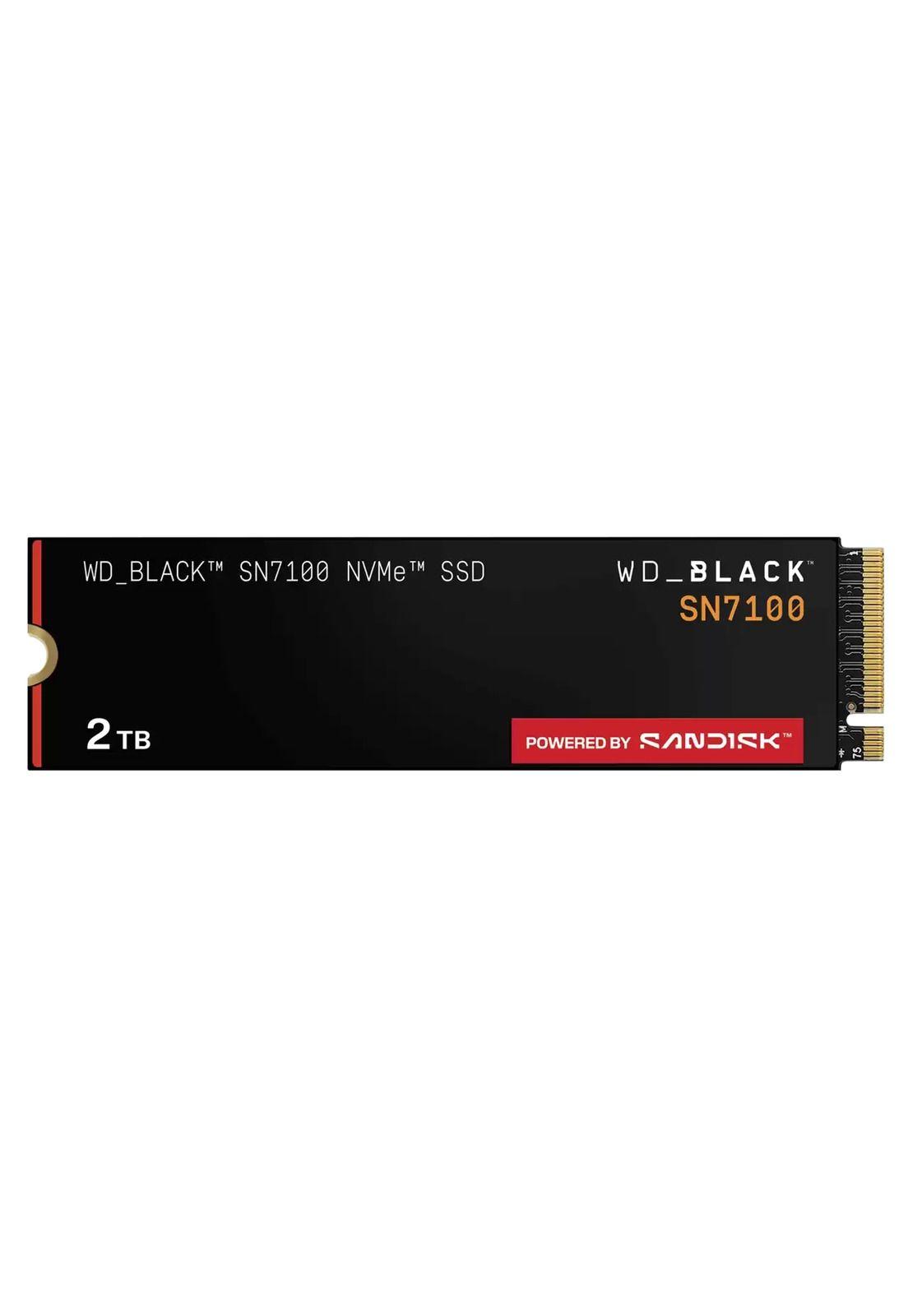 SSD WD BLACK Sandisk SN7100 NVMe 2TB 7250MB/s PCIe 4-2