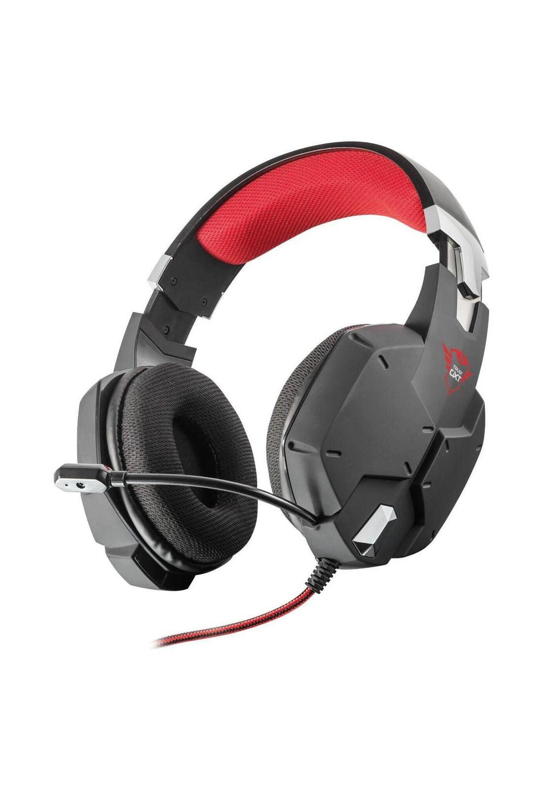 Audífonos Gamer Trust GXT 322 Carus Jack 3.5mm Negro/Rojo-0