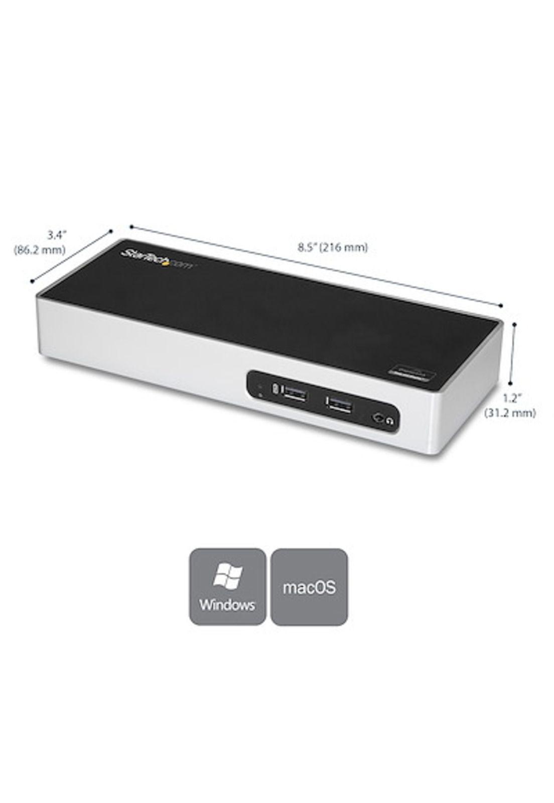 Docking Station Startech USB 3.0 Dos Pantallas 6xUSB 3.0-1