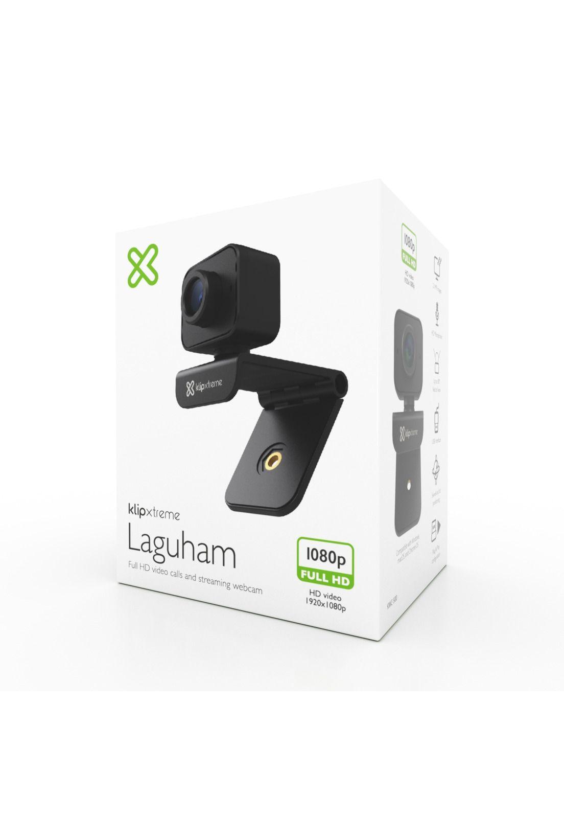 Webcam Klip Xtreme Laguham FHD Micrófono USB-4