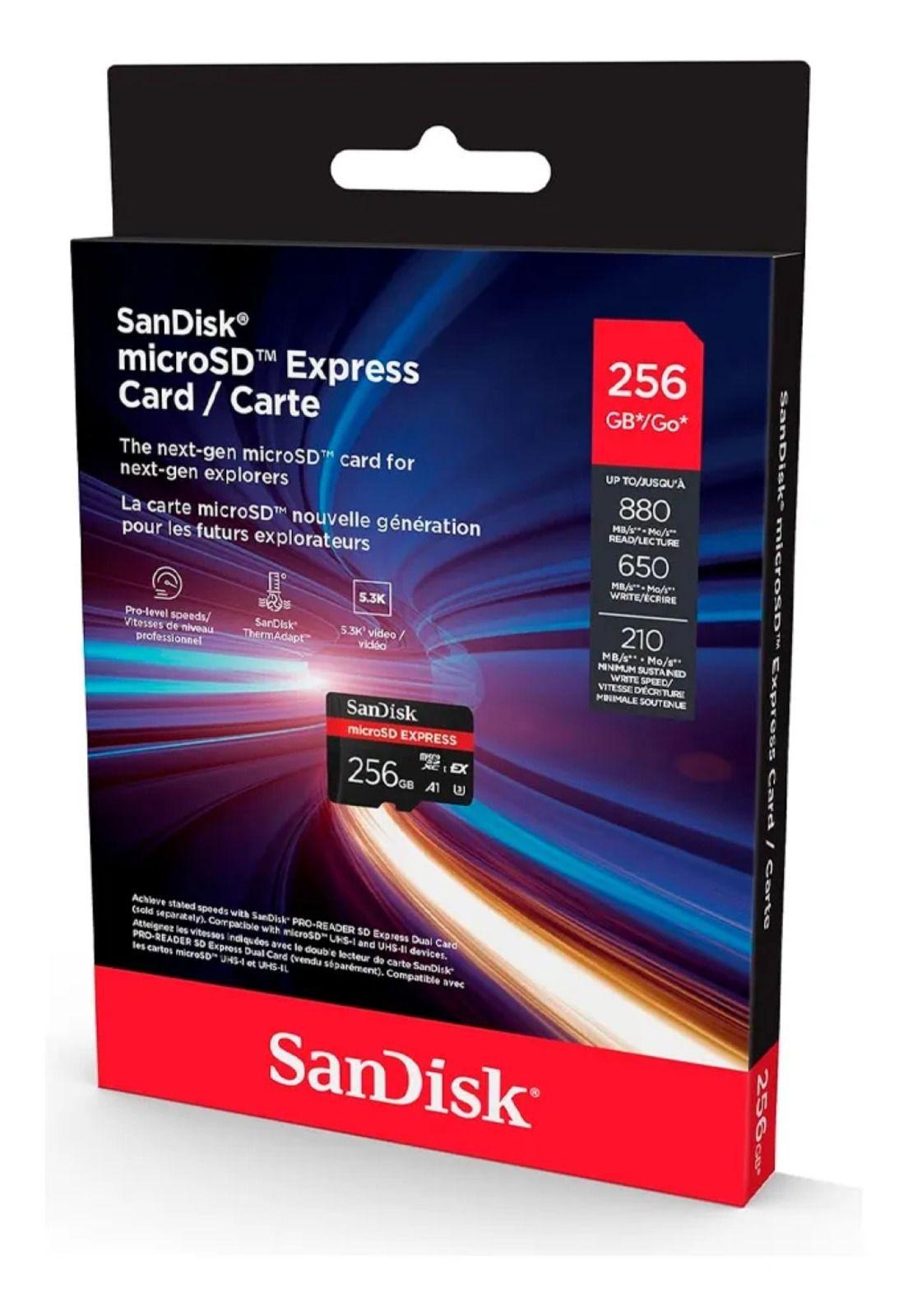 Tarjeta de Memoria SanDisk microSD Express 256GB-2