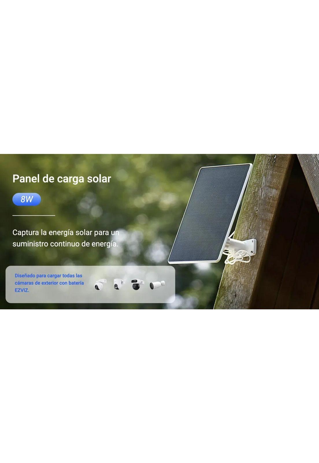 Panel Solar Ezviz Psp8 8w Tipo C Soporte 360° 5.4v 6.8v-2