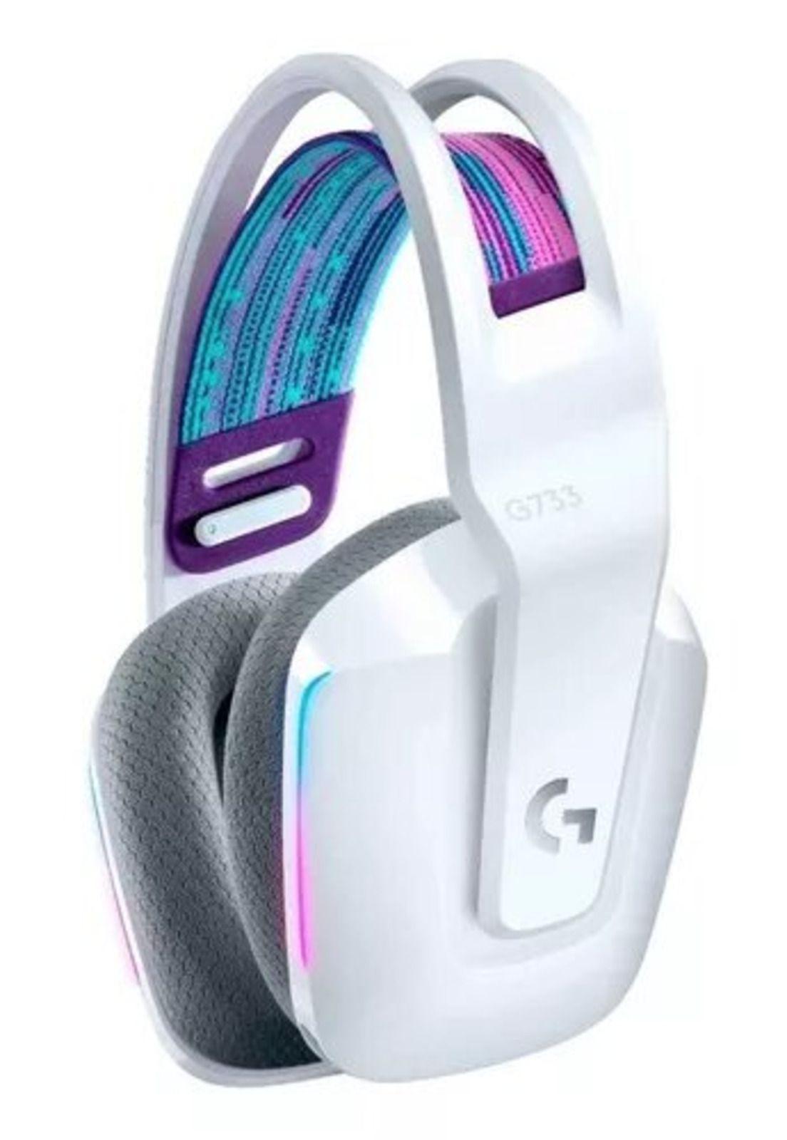 Audífonos Gamer Logitech G733 LightSpeed RGB Blanco-3