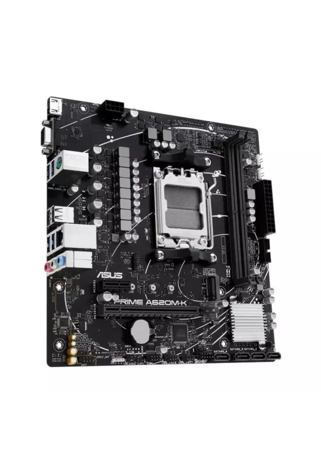 Placa Madre Asus PRIME A620M-K DDR5 AMD micro-ATX-1