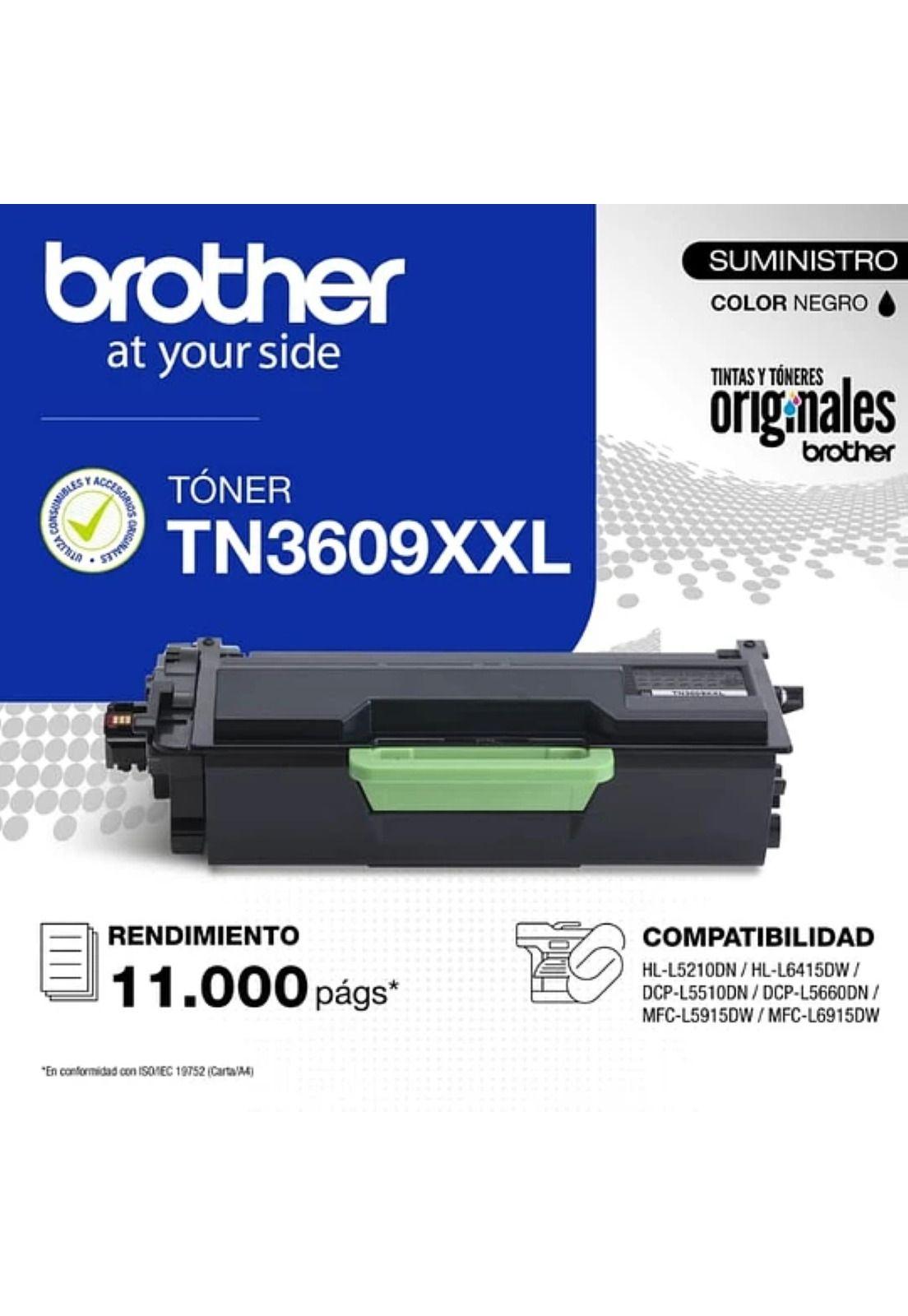 Tóner Brother TN-3609XXL Original 11000 páginas Negro-0