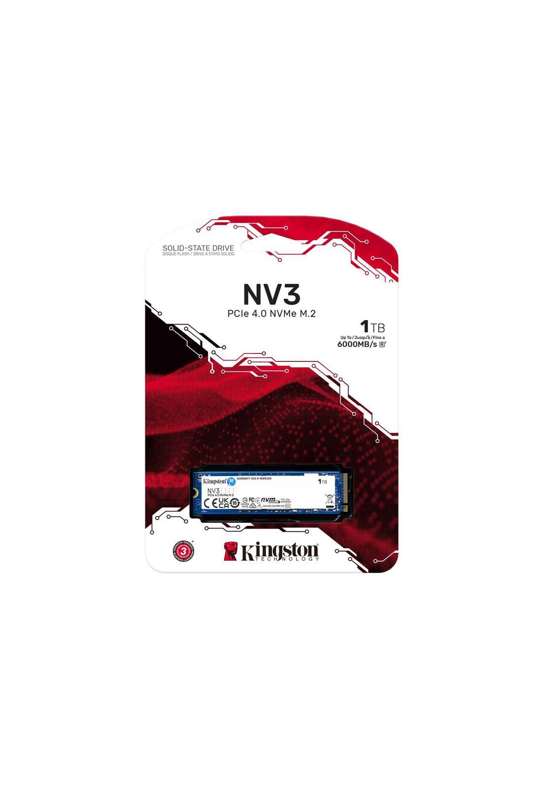 Unidad de Estado sólido Kingston NV3 1TB NVMe PCIe 4.0-2