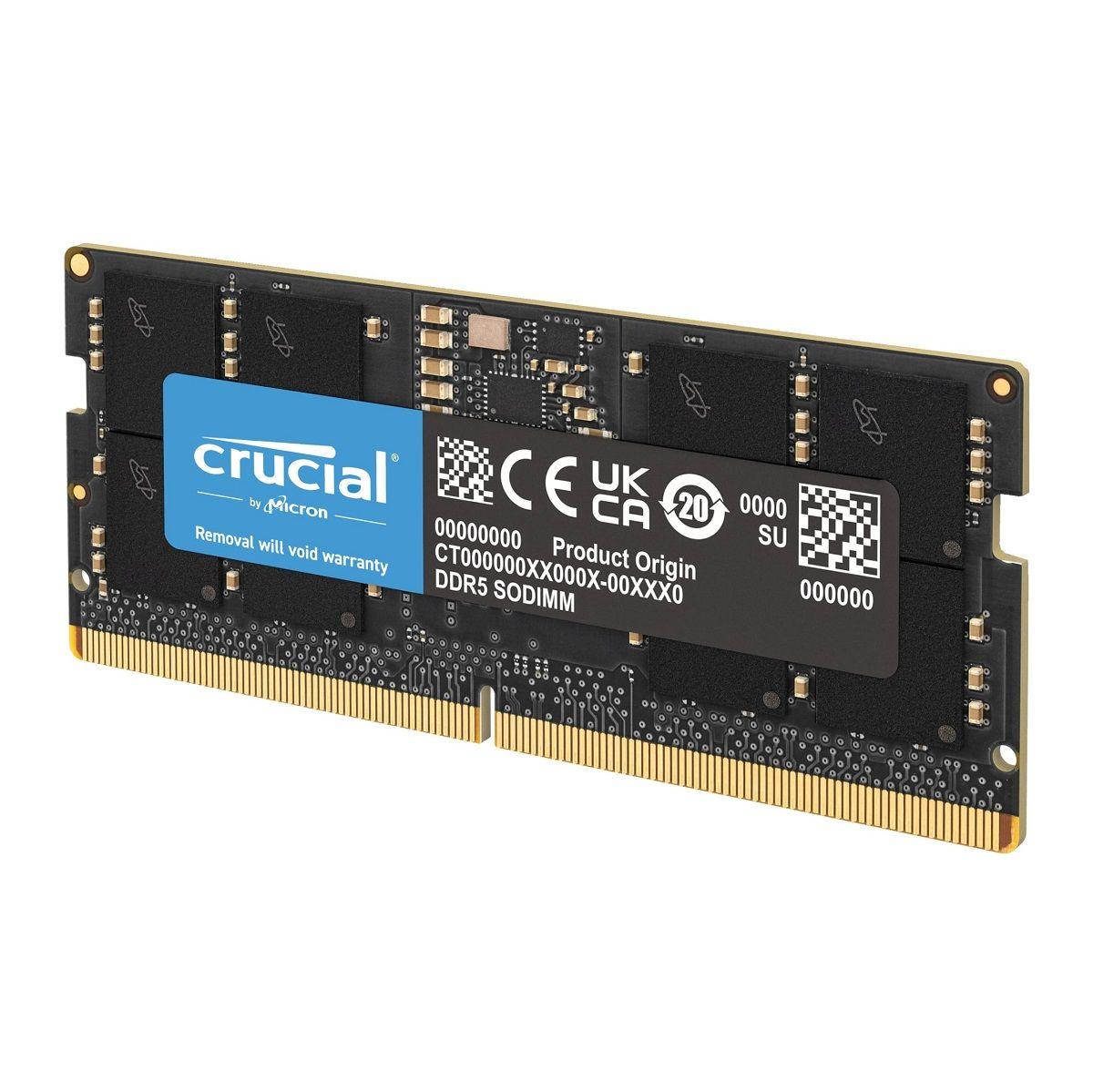 Memoria RAM Crucial 32GB DDR5 4800MHz CL40 1.1V SODIMM-0