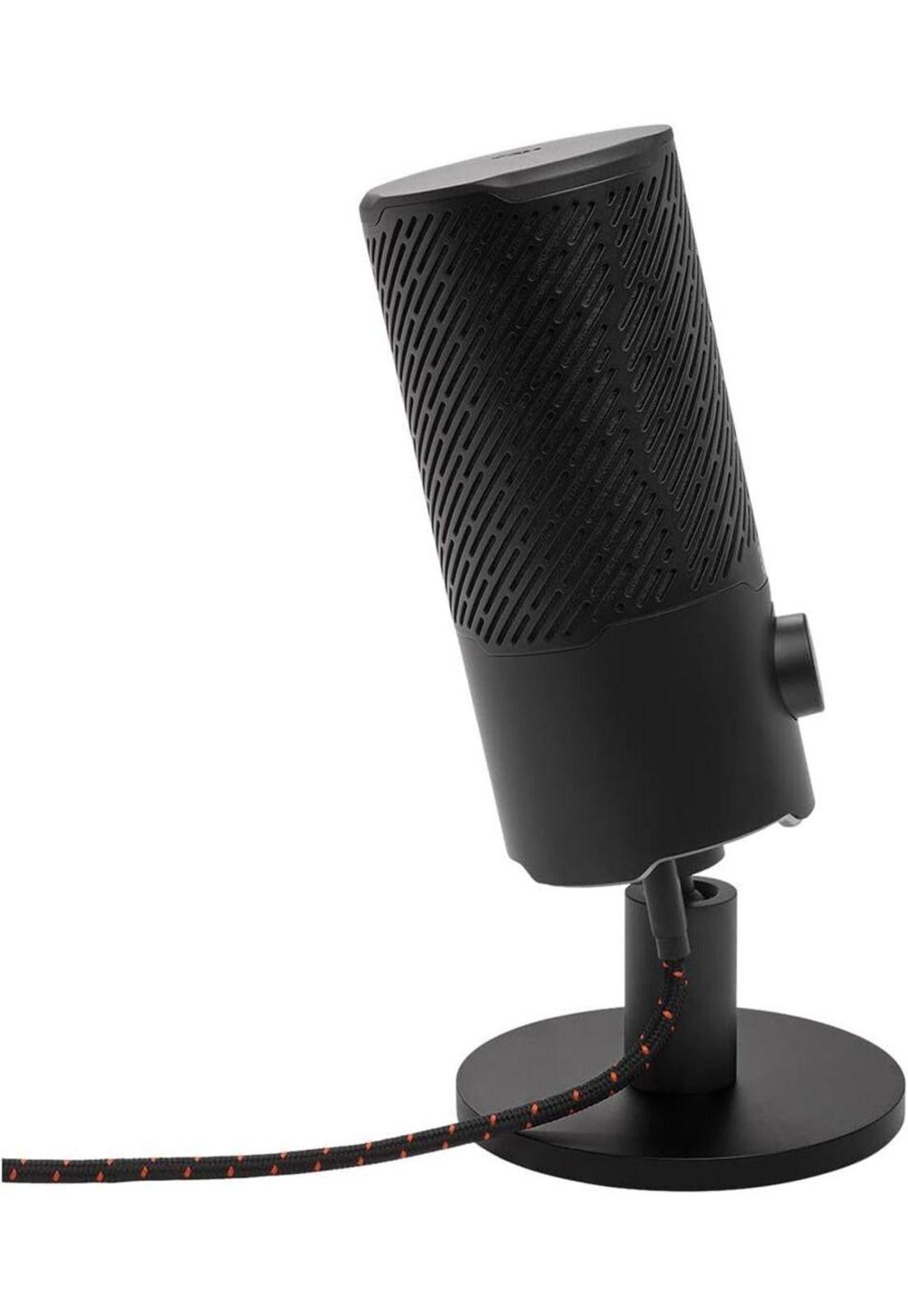 Micrófono Doble JBL Streaming Grabación Juegos USB Negro-4
