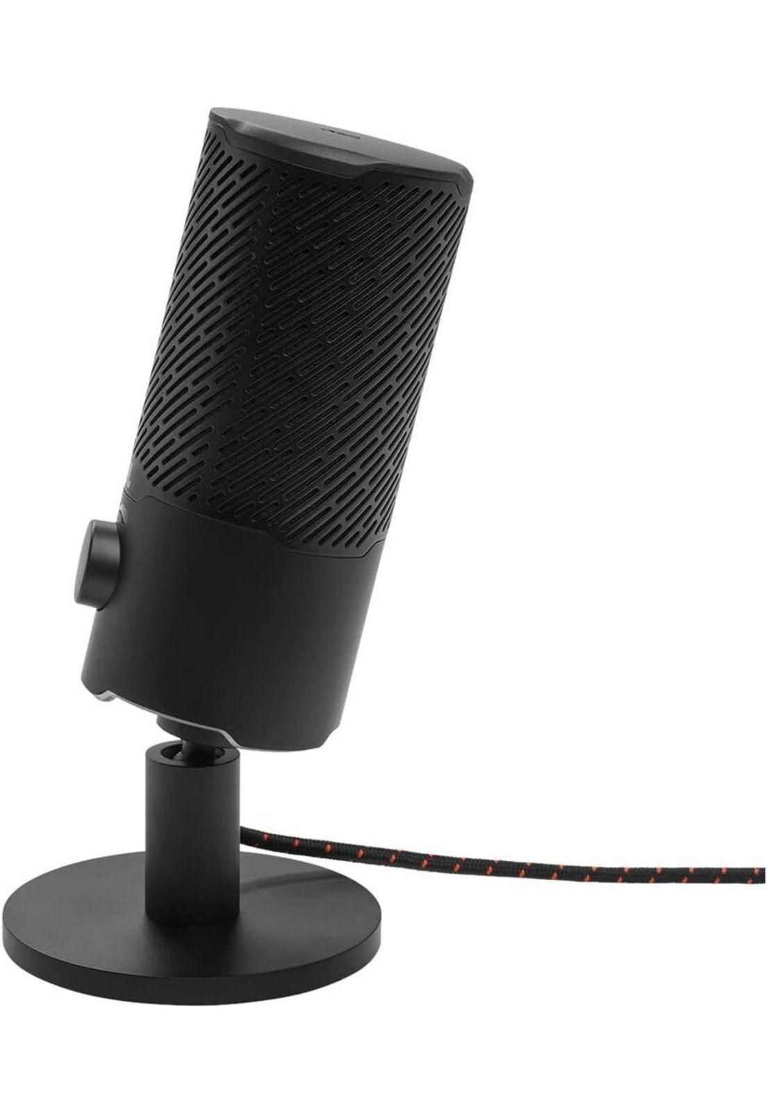 Micrófono Doble JBL Streaming Grabación Juegos USB Negro-5