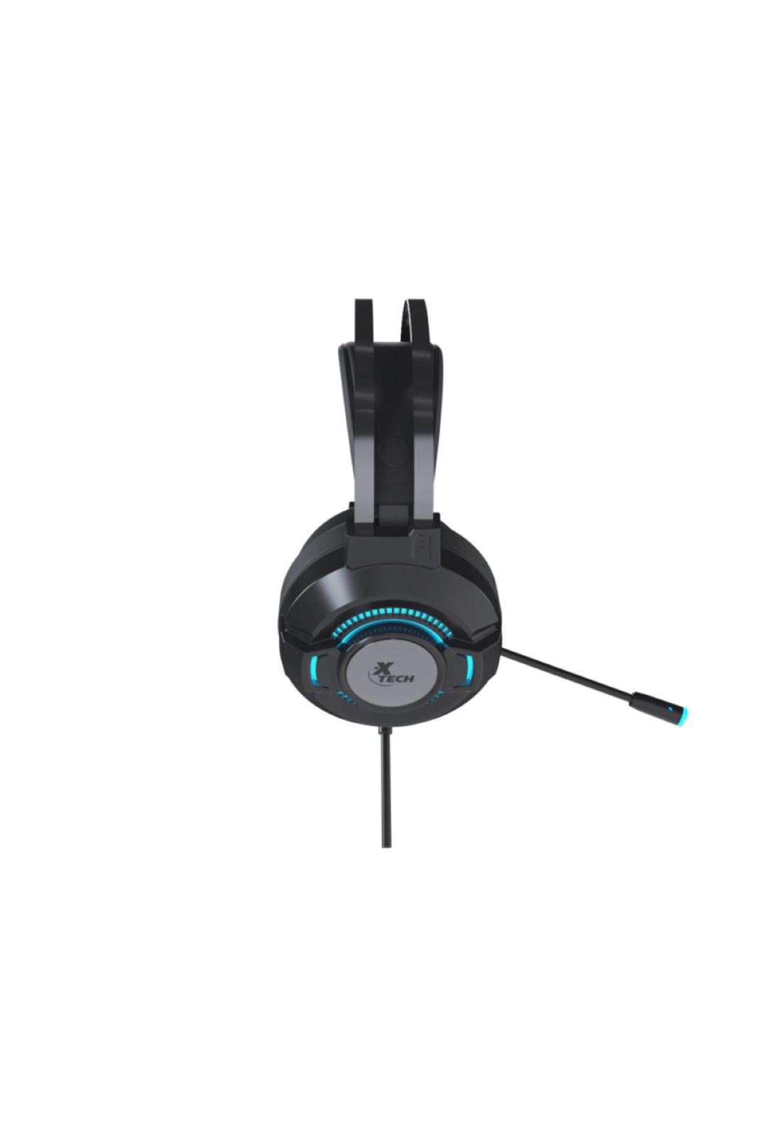 Audífonos Xtech XTH-565 Morrighan 3.5mm USB LED Negro-2