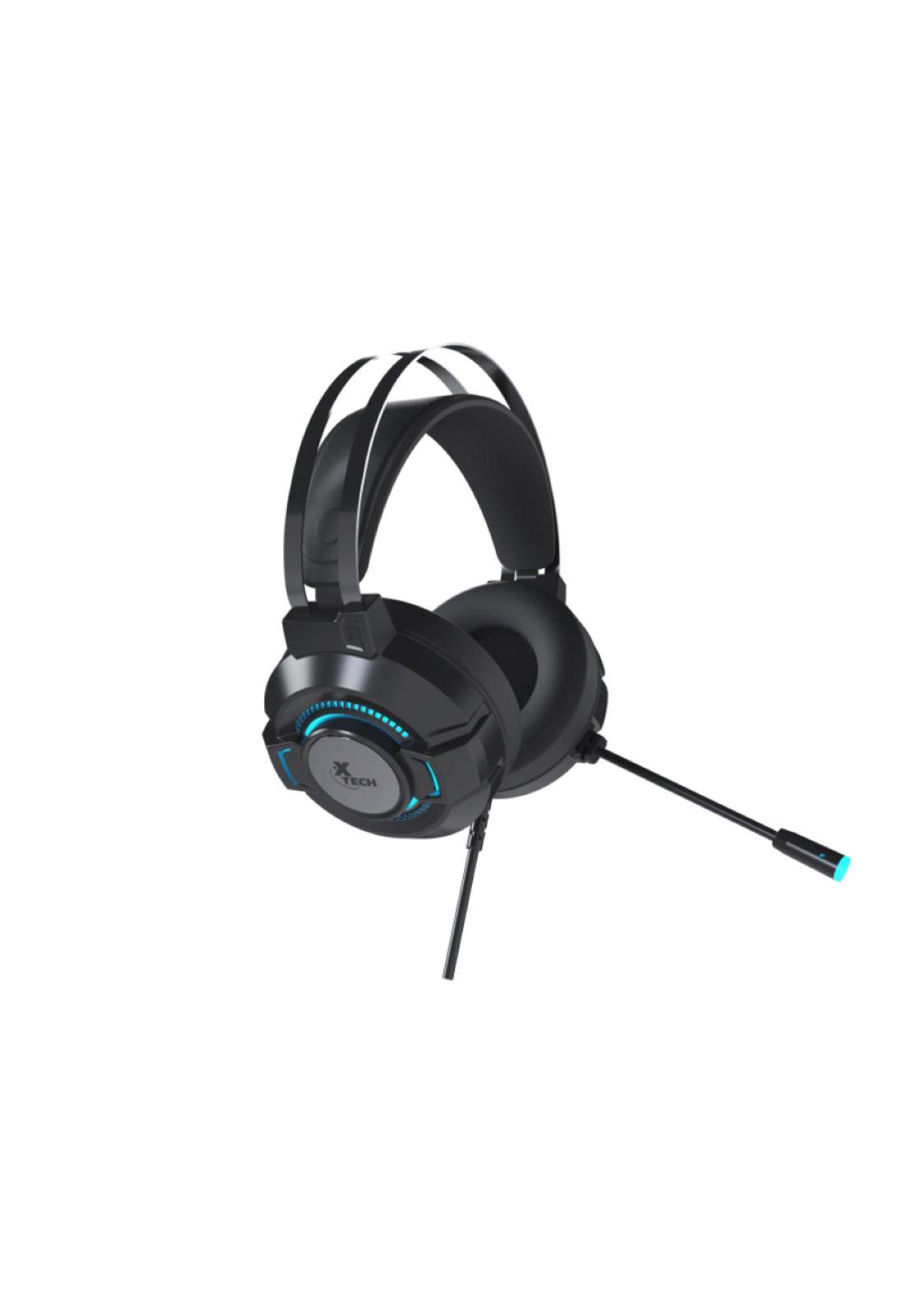 Audífonos Xtech XTH-565 Morrighan 3.5mm USB LED Negro-4