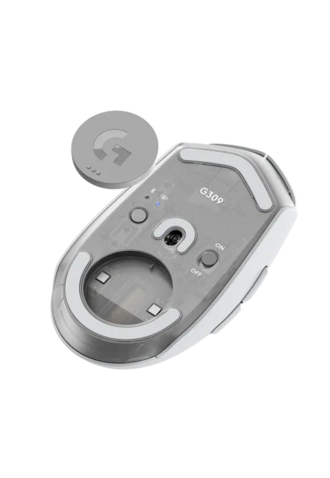 Mouse Gamer Logitech G309 LightSpeed Hero 25K BT Blanco-3