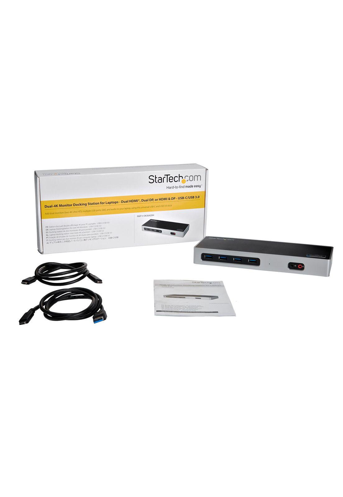 Docking Station Startech 4K Dual 6 Puertos USB C USB 3.0-3