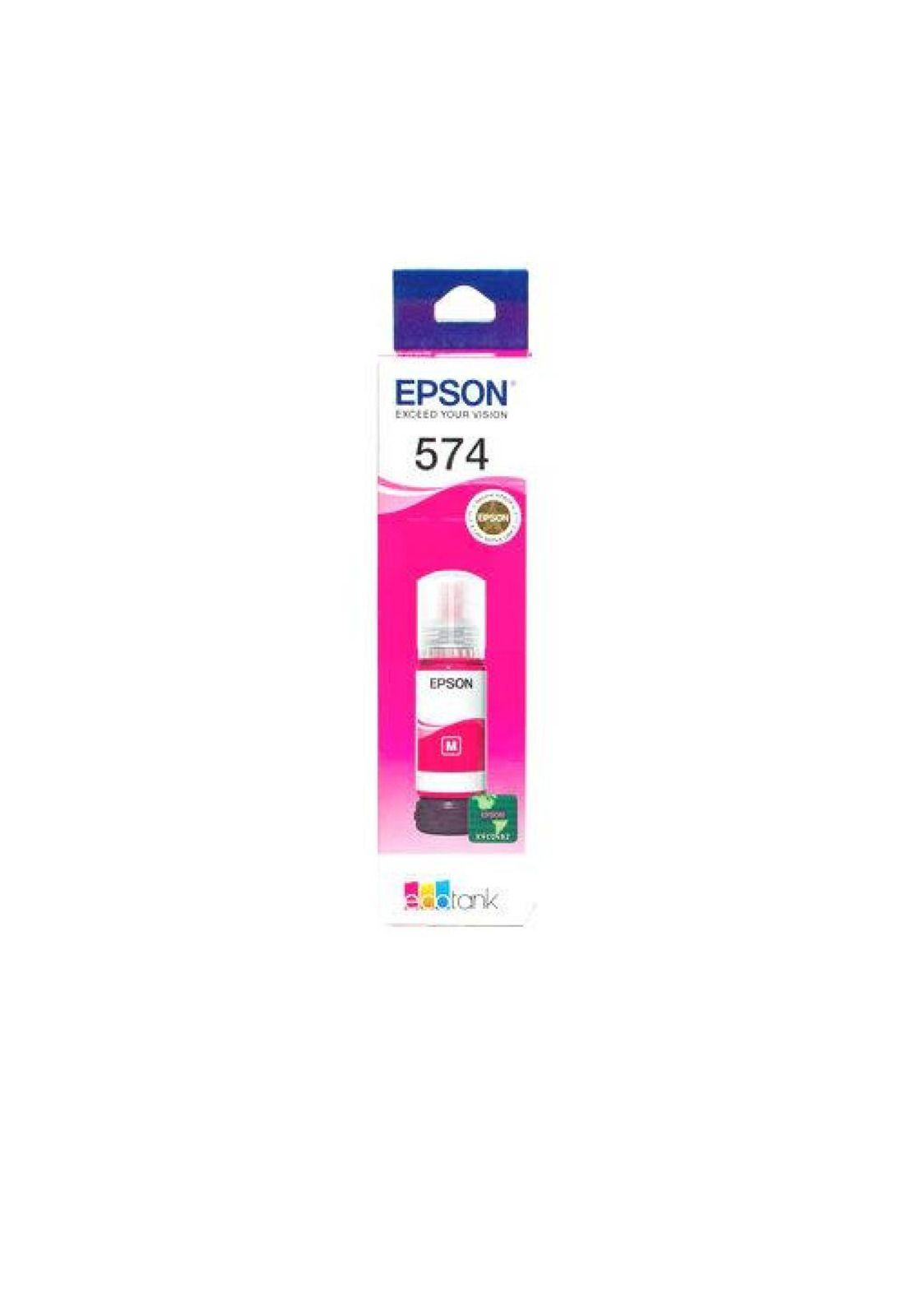 Botella De Tinta Epson T574 Magenta Original-1