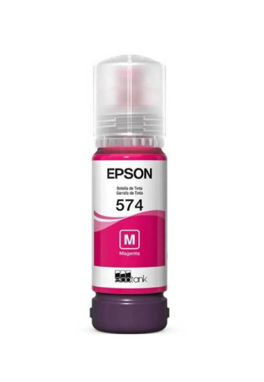 Botella De Tinta Epson T574 Magenta Original-2