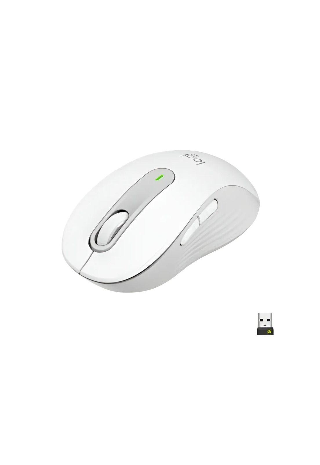 Mouse Inalámbrico Logitech Signature M650 Dongle USB Blanco-1