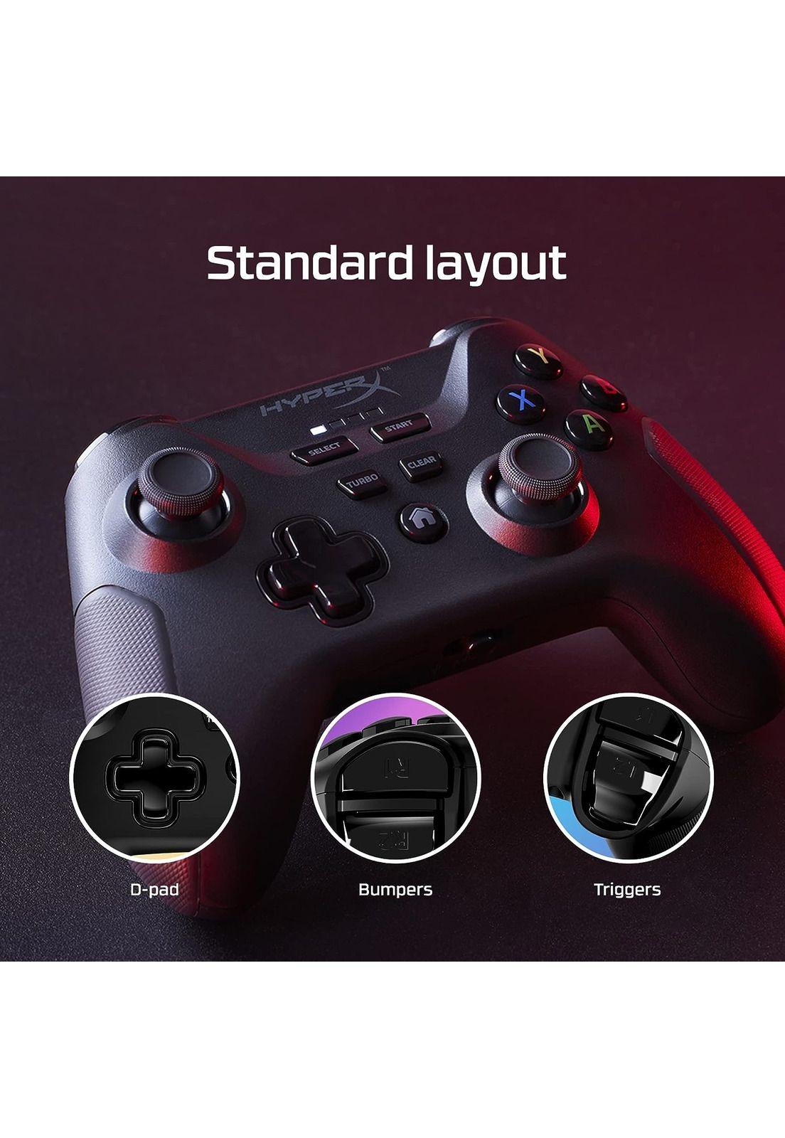 Joystick HyperX Clutch Inalámbrico BT Android Y Pc Negro-4