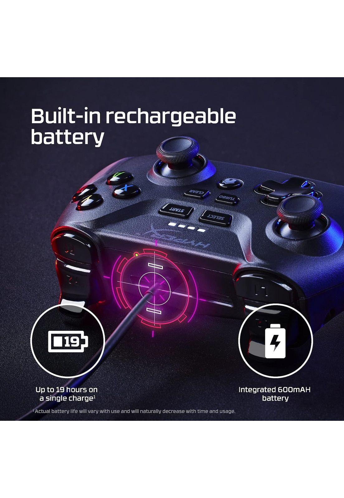 Joystick HyperX Clutch Inalámbrico BT Android Y Pc Negro-5