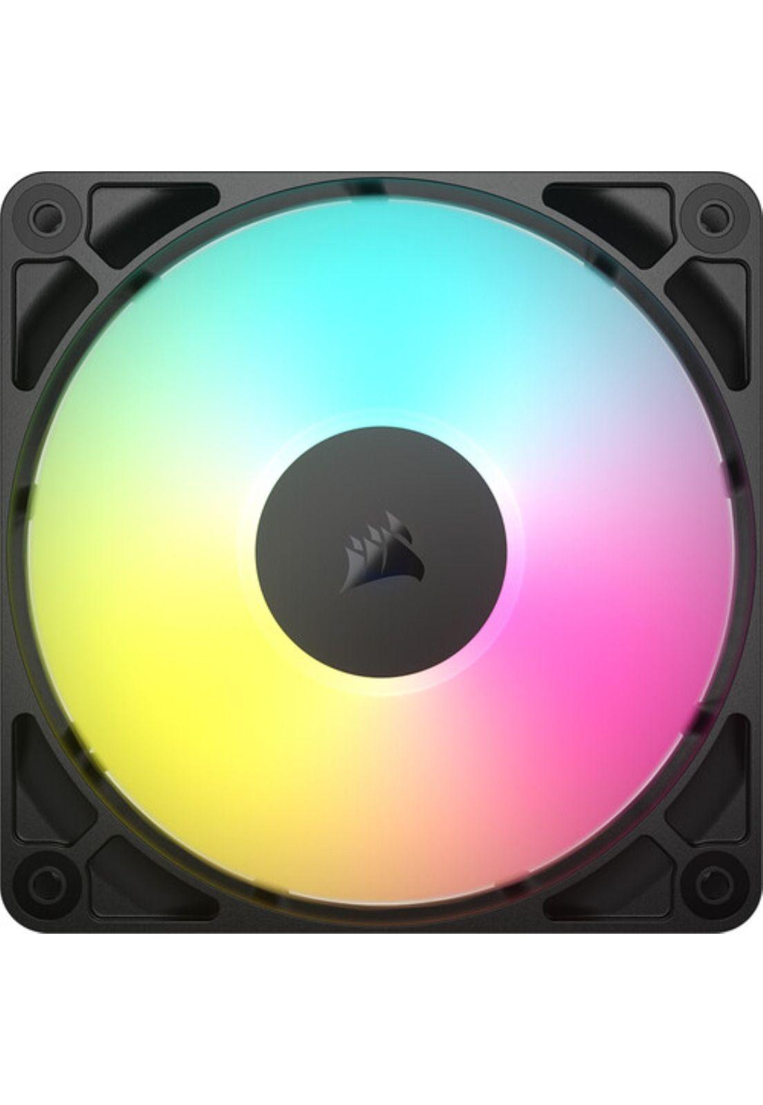 Ventilador Corsair PWM 120mm RS120 ARGB Negro-0