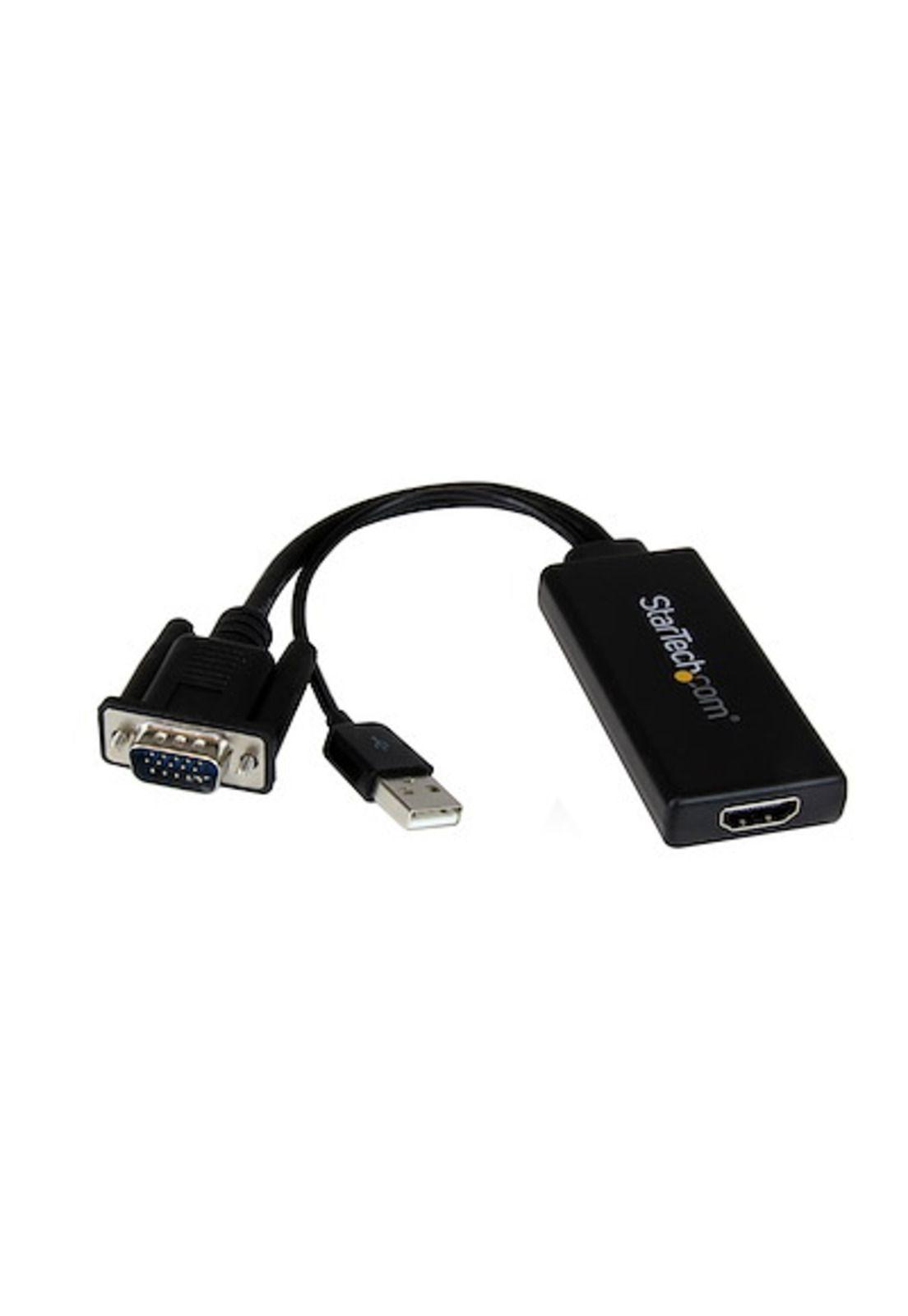 Adaptador Startech VGA a HDMI con audio y alimentación USB-0