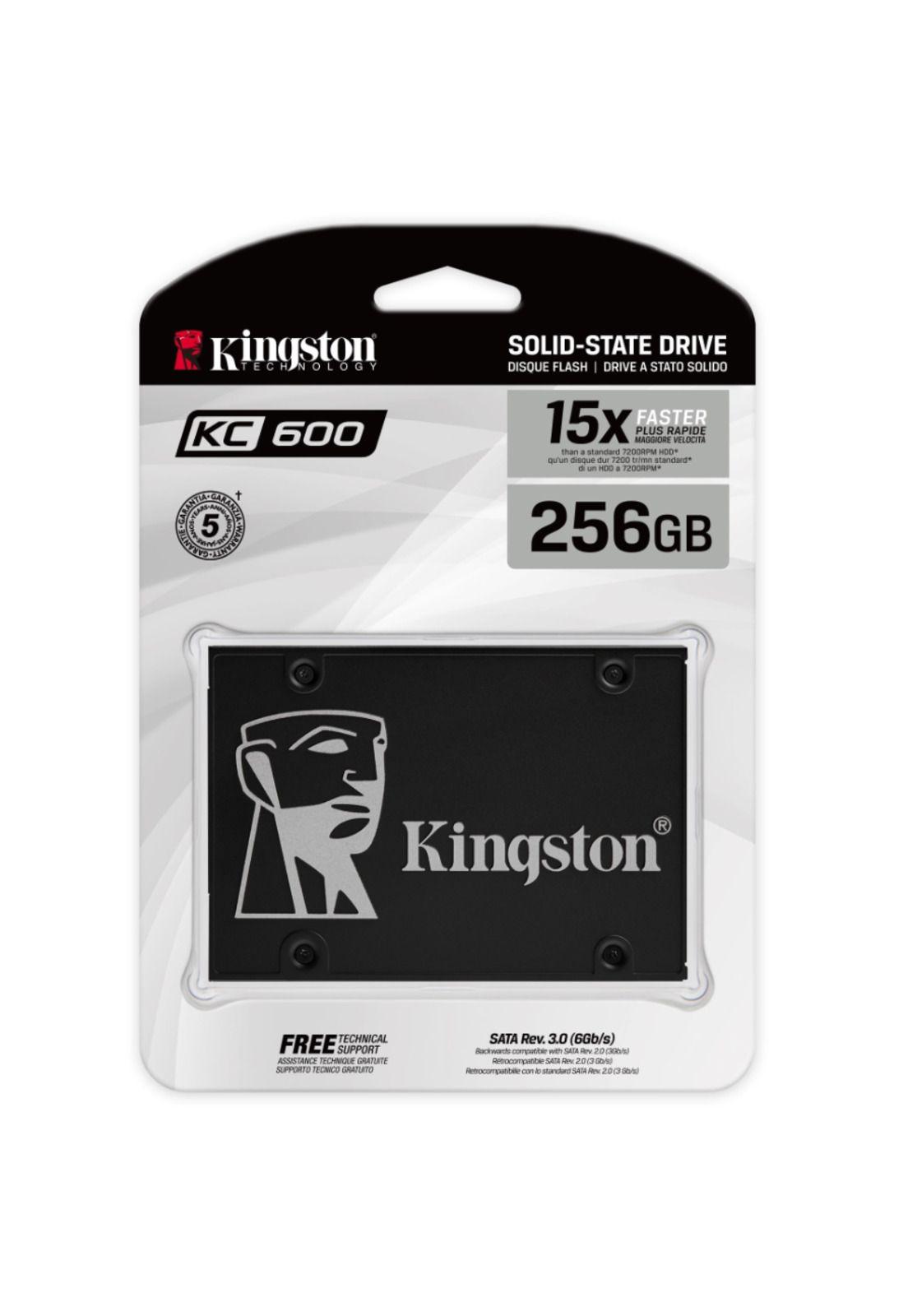 SSD Kingston KC600 256GB 2.5" SATA NAND TLC 3D-0