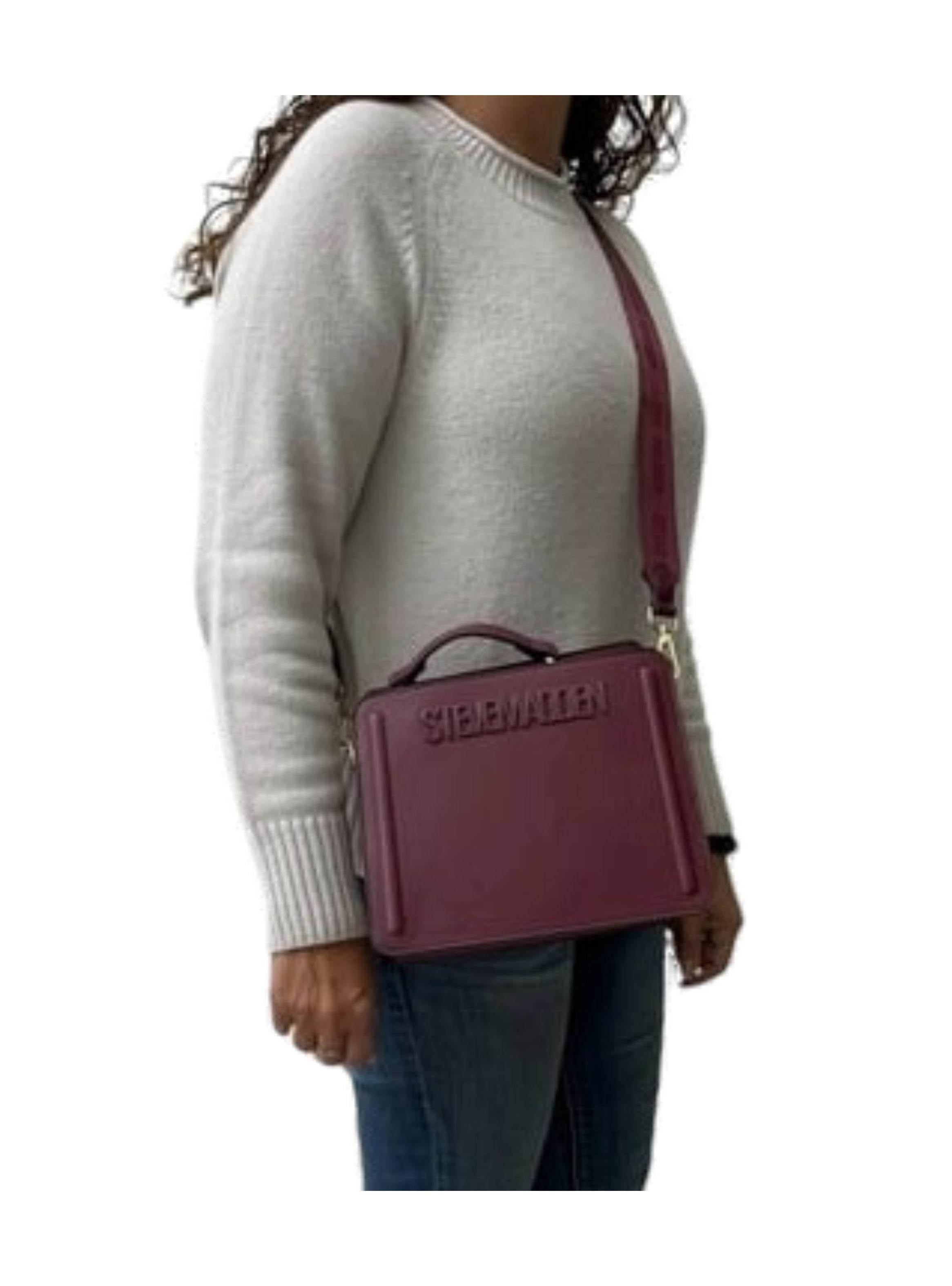 Crossbody Steve Madden Bevelyn Wine con Accesorio-4
