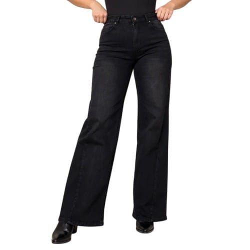 Jeans wide leg negro budapest-0