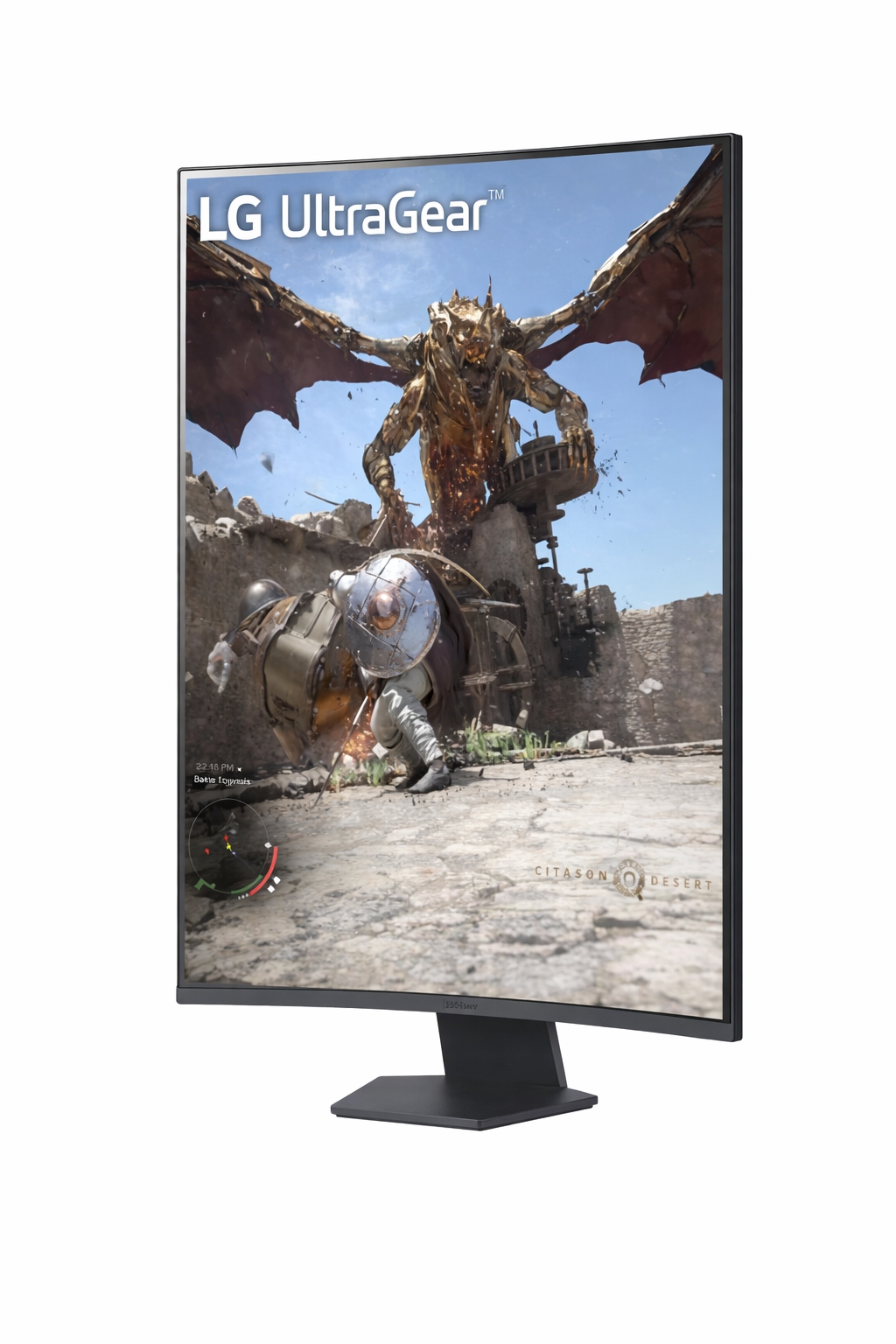Monitor Gamer Curvo LG Ultragear 32GS60QC-B 32" QHD VA, 180hz, 1ms, AMD FreeSync Premium, HDR 10-0