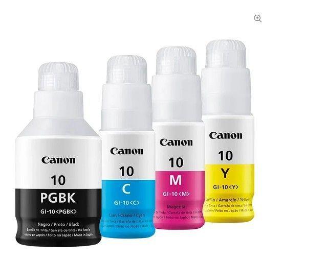 Botellas de tintas GI-10 colores Canon modelo -0