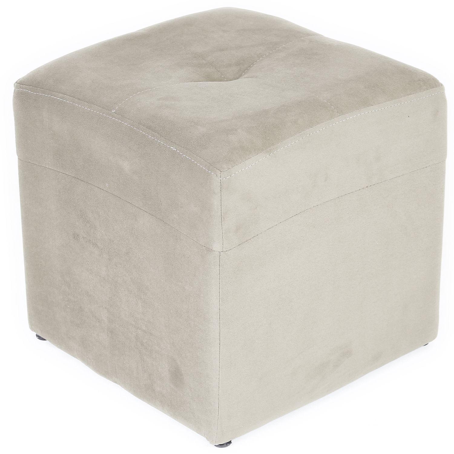 Living Emilia 3 Cuerpos Y 2 Poufs - Tela Felpa-4