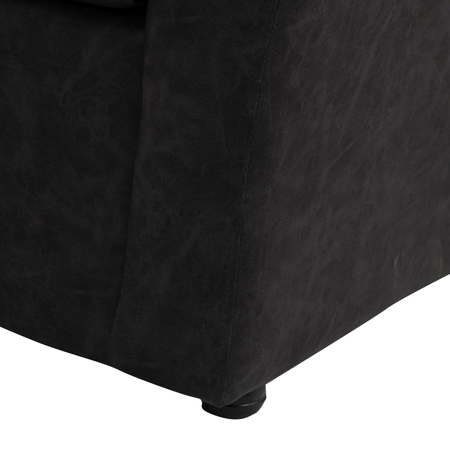 Sofá América 1 Cuerpo - Cuero Sintético Auris-4