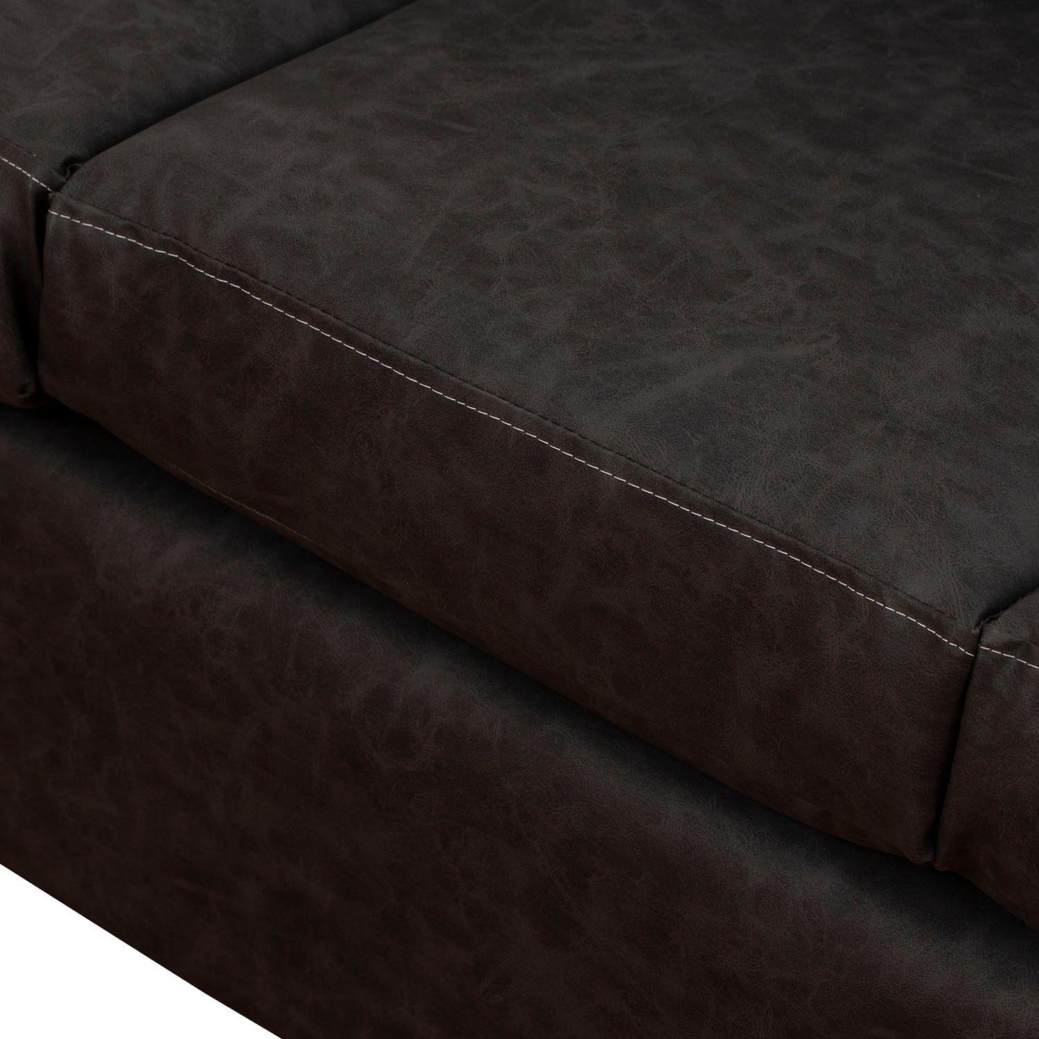 Living Emilia 3 Cuerpos Y 2 Poufs - Cuero Sintético Auris-5