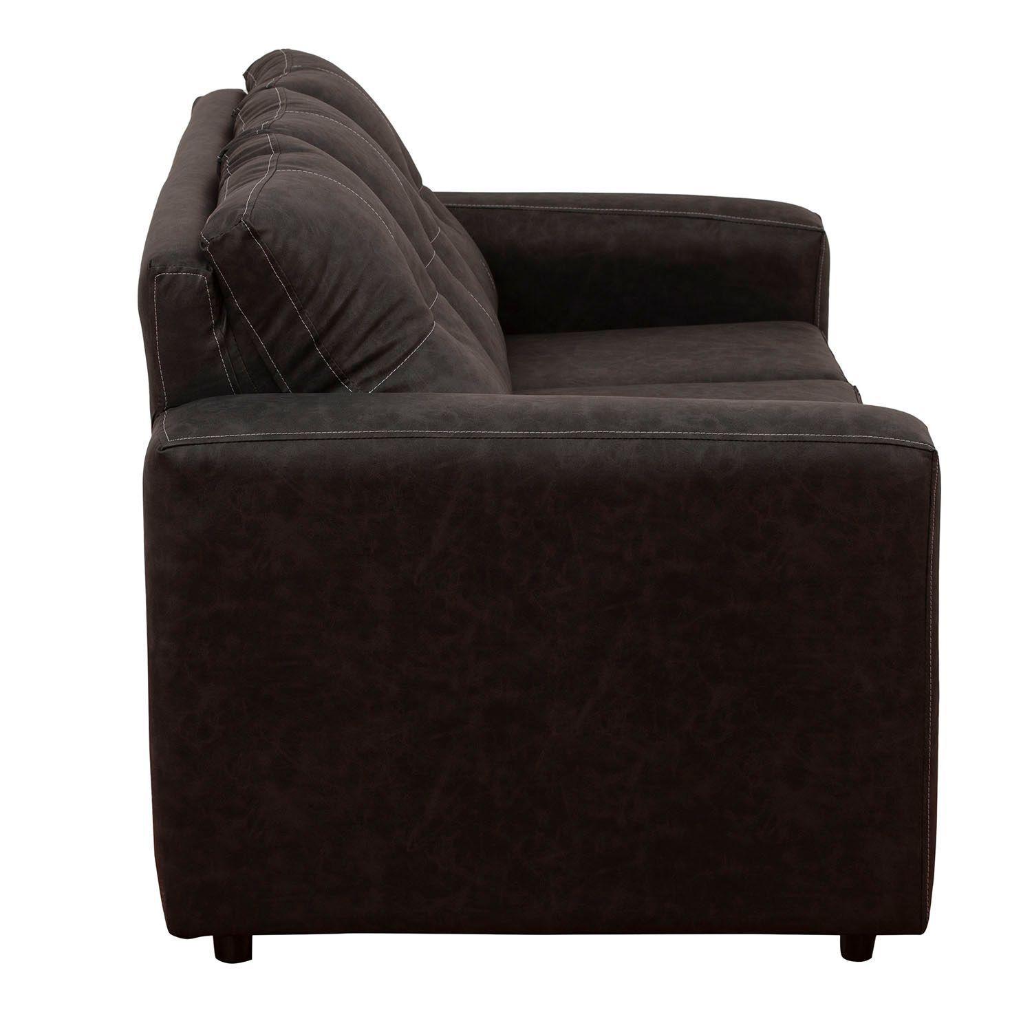 Living Emilia 3 Cuerpos Y 2 Poufs - Cuero Sintético Auris-3